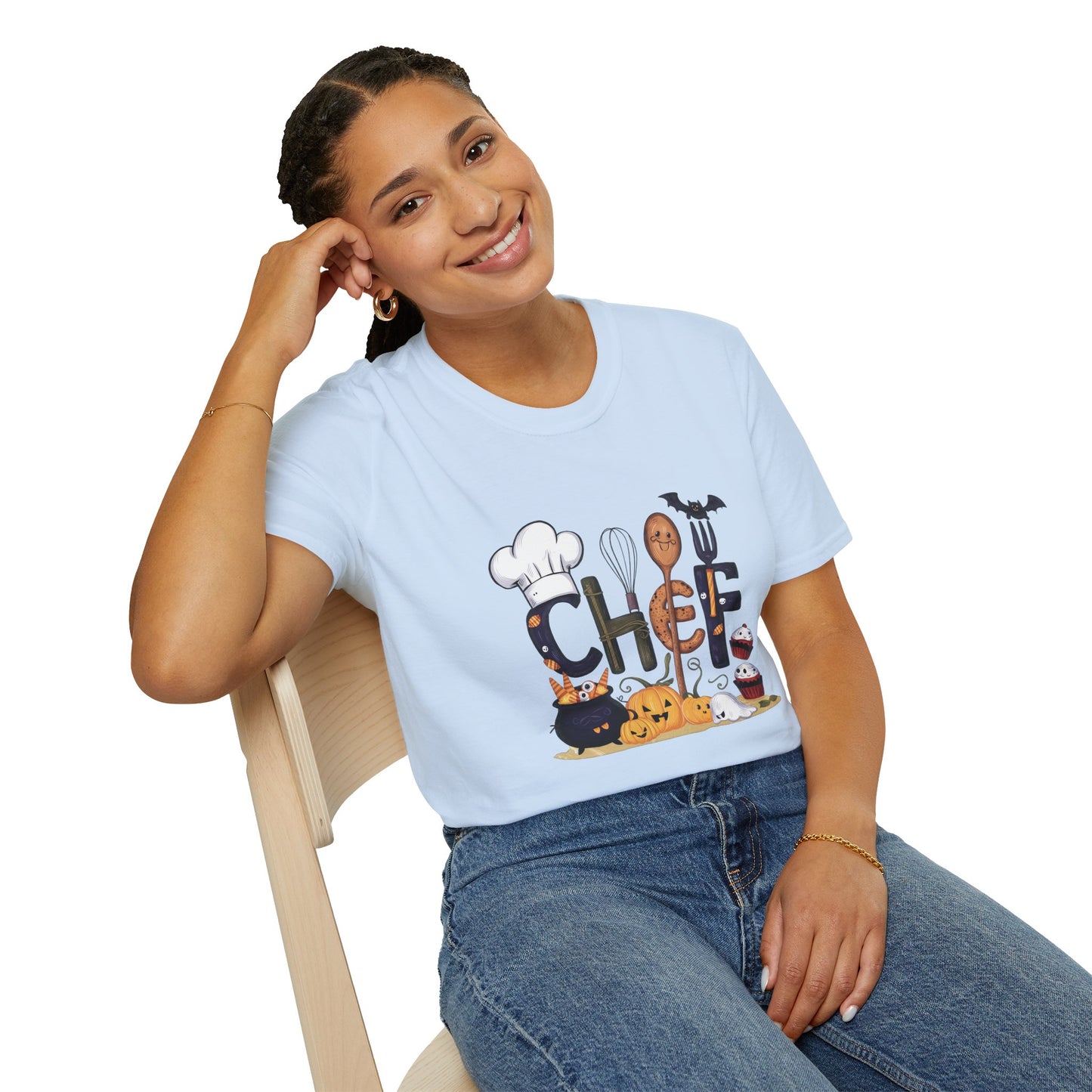 Halloween Chef Tee – Funny & Cute Cooking Shirt for Festive Food Lovers