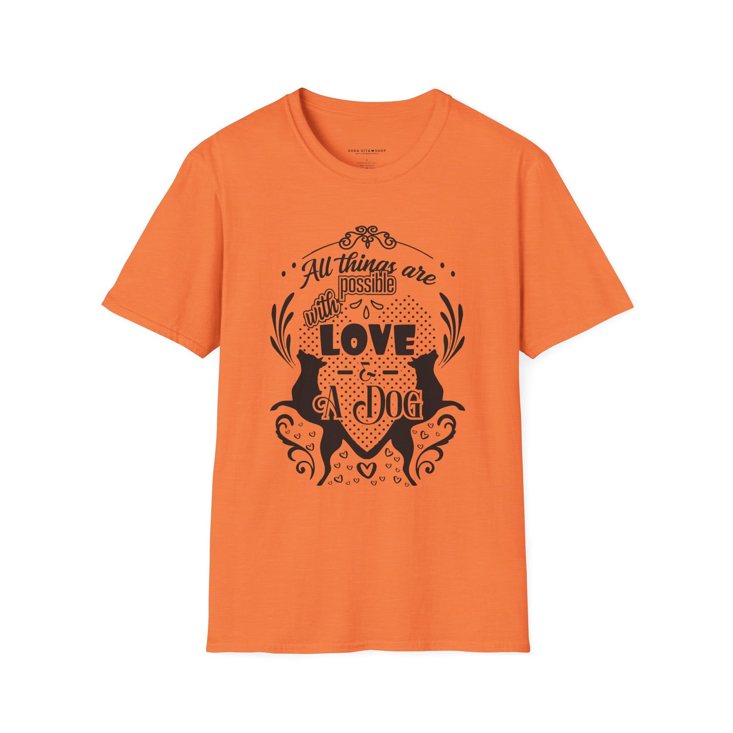 Dog Lover’s Quote Tee | Softstyle Comfort for Pet Parents, Dog Walkers & Everyday Animal Lovers