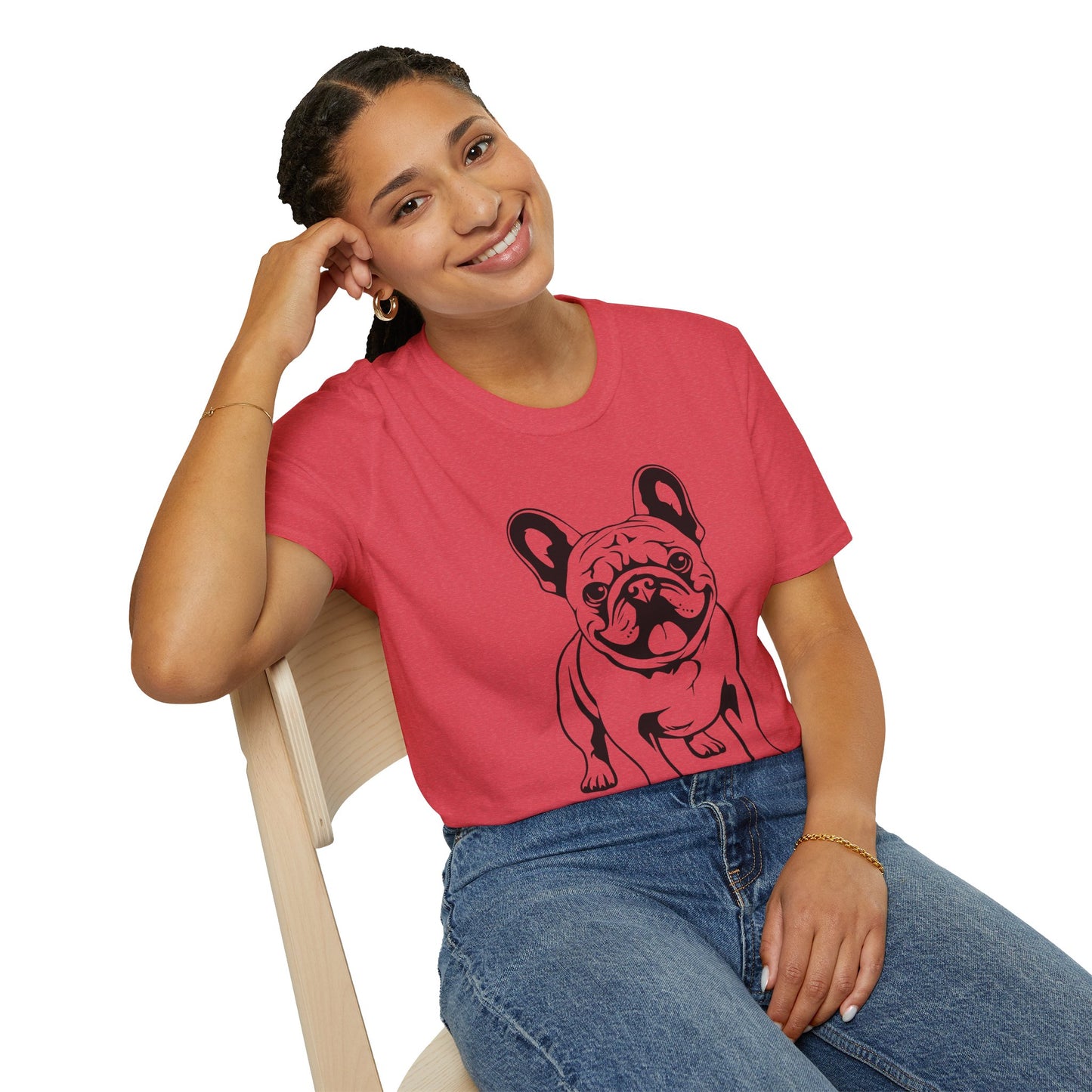 Bulldog Lover Unisex Softstyle Tee | Ultra‑Soft Comfort for Pet Parents, Dog Fans & Everyday Wear