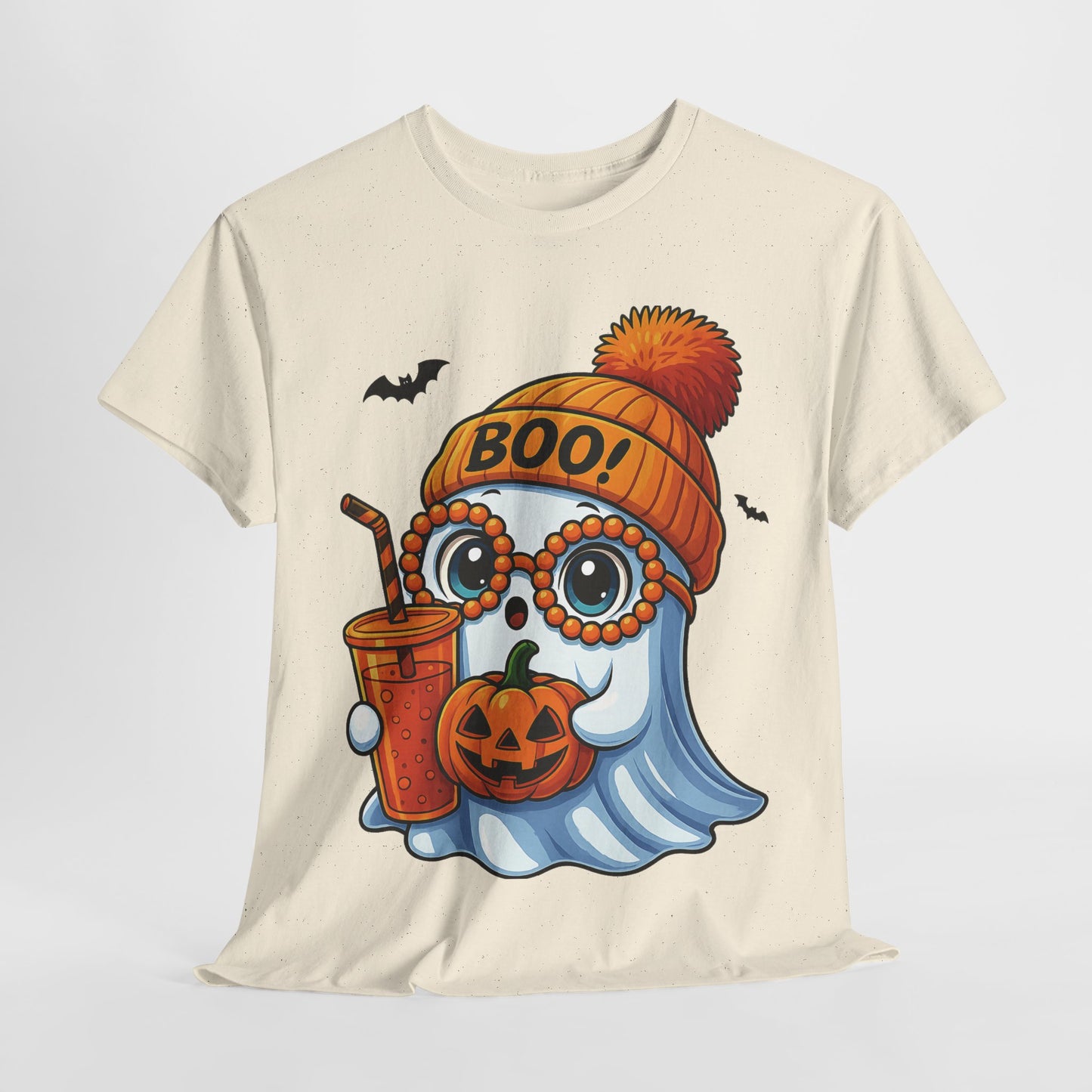 Boo‑tiful Ghost Halloween Tee 👻 | Spooky‑Cute Unisex Heavy Cotton Comfort for Fall Fun & Festive Vibes
