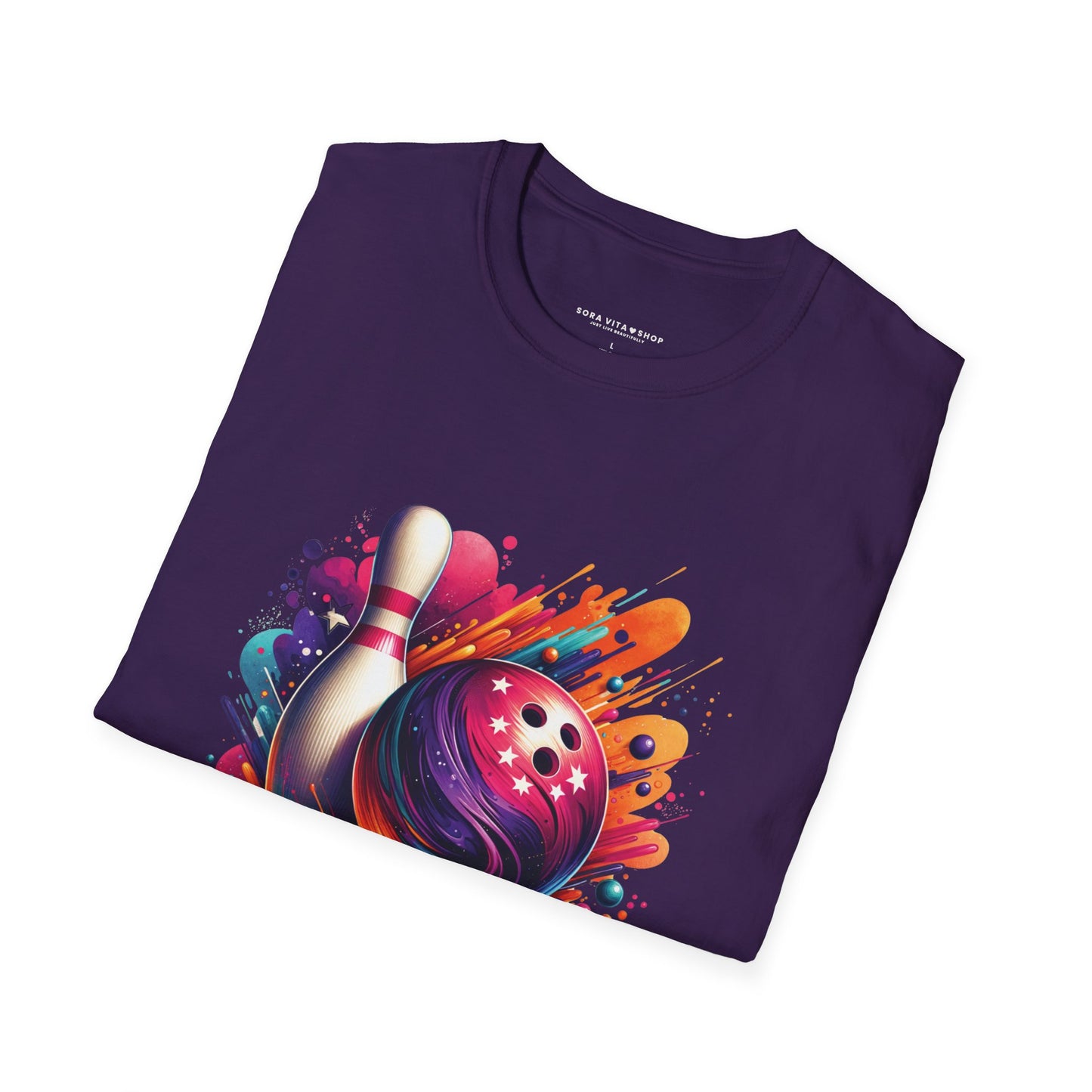 Vibrant Bowling Softstyle Tee – Colorful Game Night Energy, All‑Day Comfort, Perfect Gift for Bowlers & Sports Fans