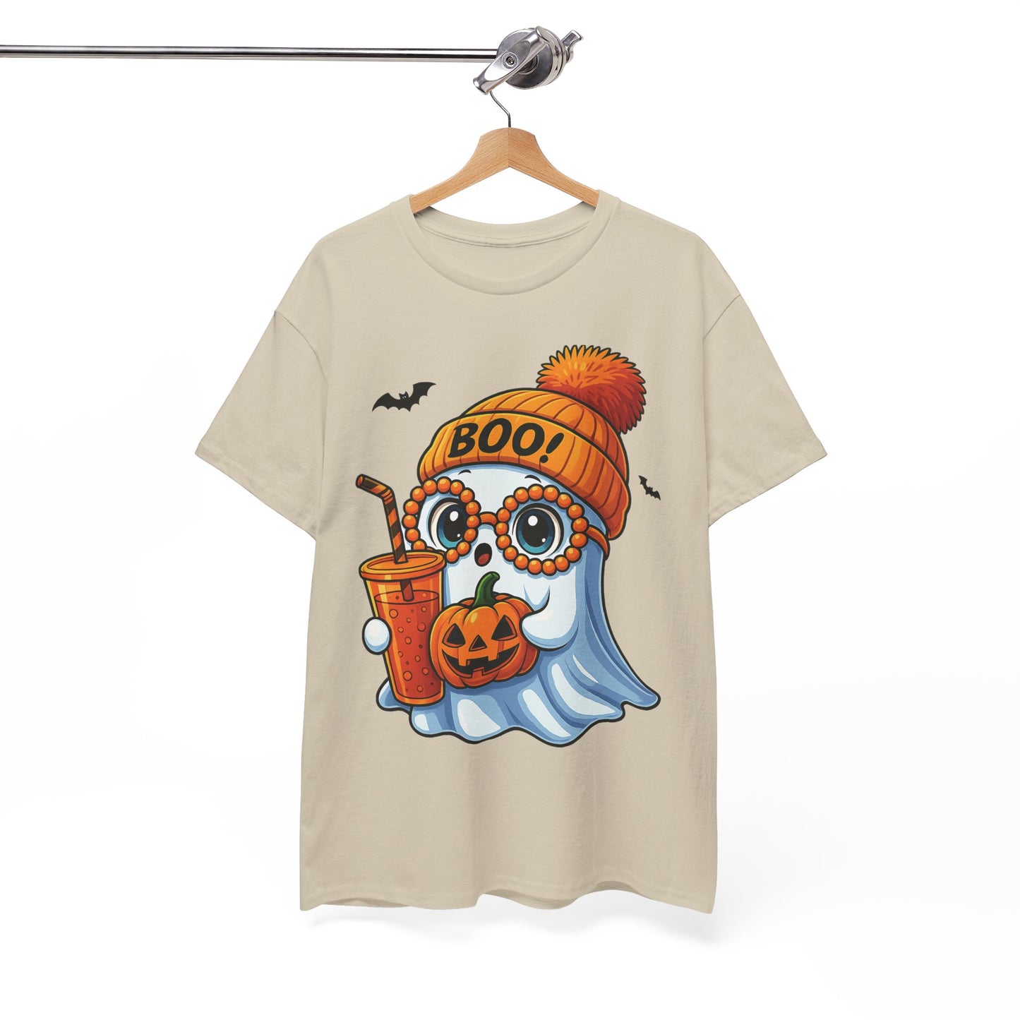 Boo‑tiful Ghost Halloween Tee 👻 | Spooky‑Cute Unisex Heavy Cotton Comfort for Fall Fun & Festive Vibes