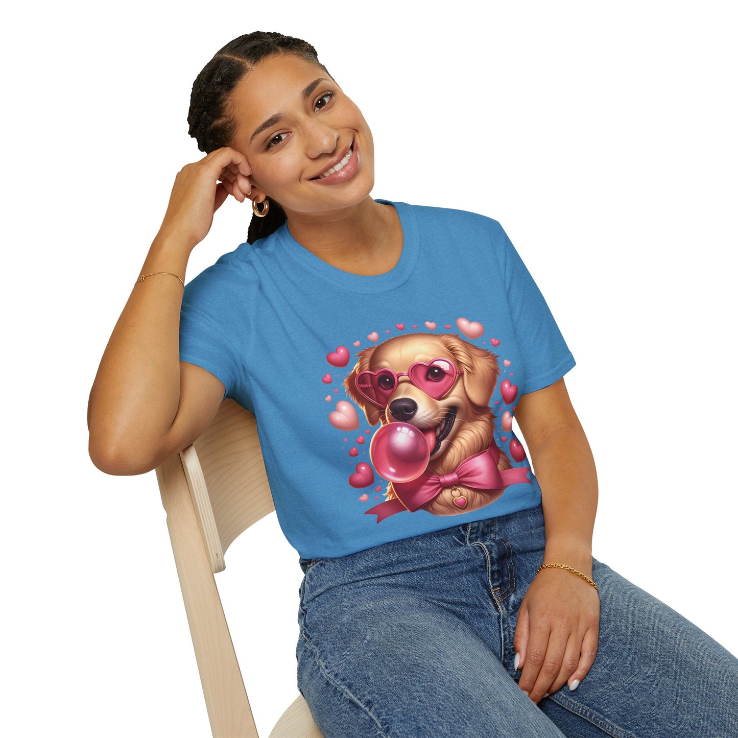 Golden Retriever Love Tee | Softstyle Comfort for Dog Lovers, Valentineās Day & Everyday Joy