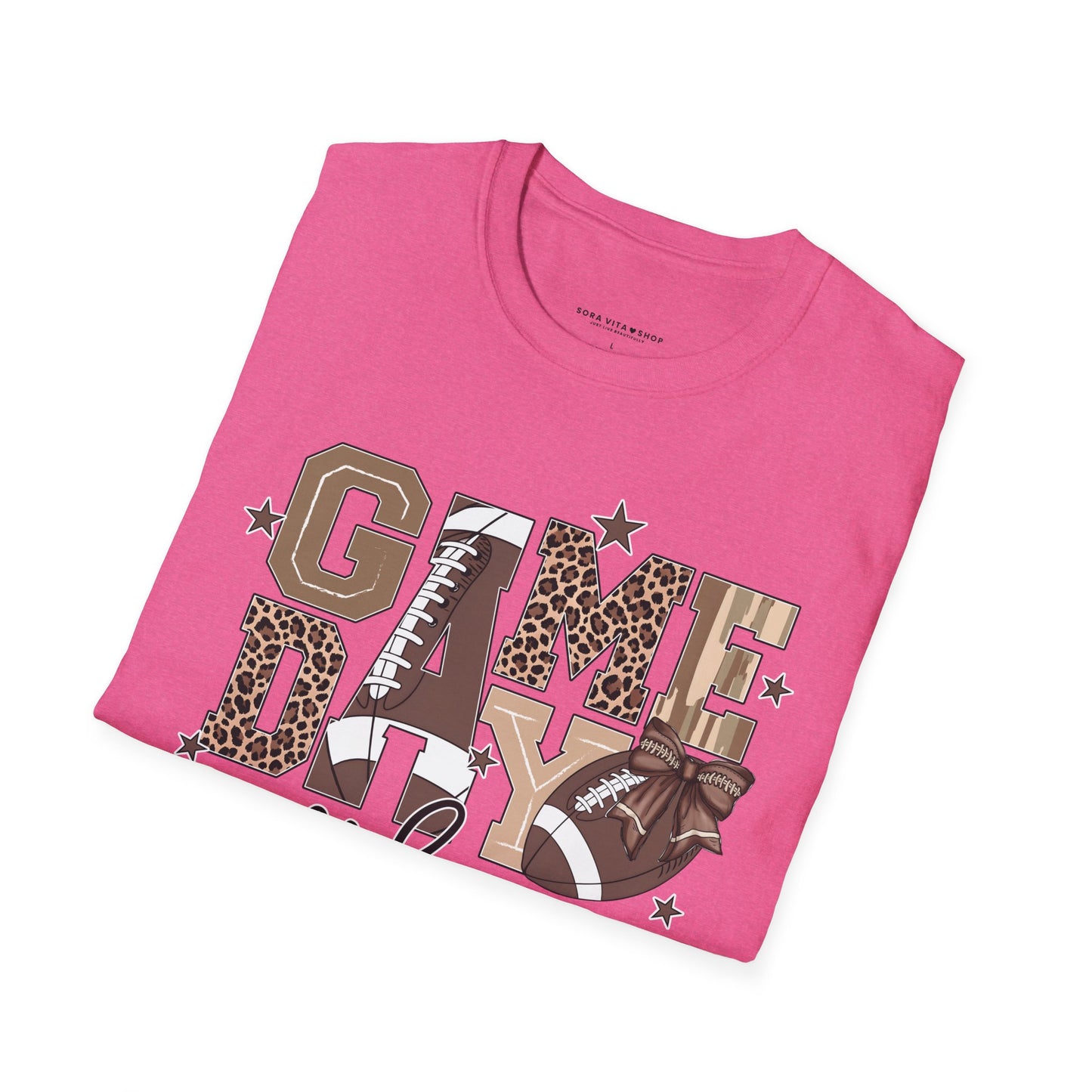 Game Day Vibes Softstyle Tee – All‑Day Comfort, Bold Team Spirit, Perfect for Tailgates, Watch Parties & Sports Fans