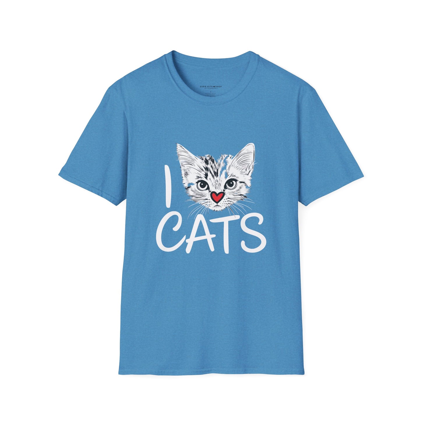 I CATS Funny Tee | Softstyle Comfort for Cat Lovers, Pet Owners & Everyday Durability