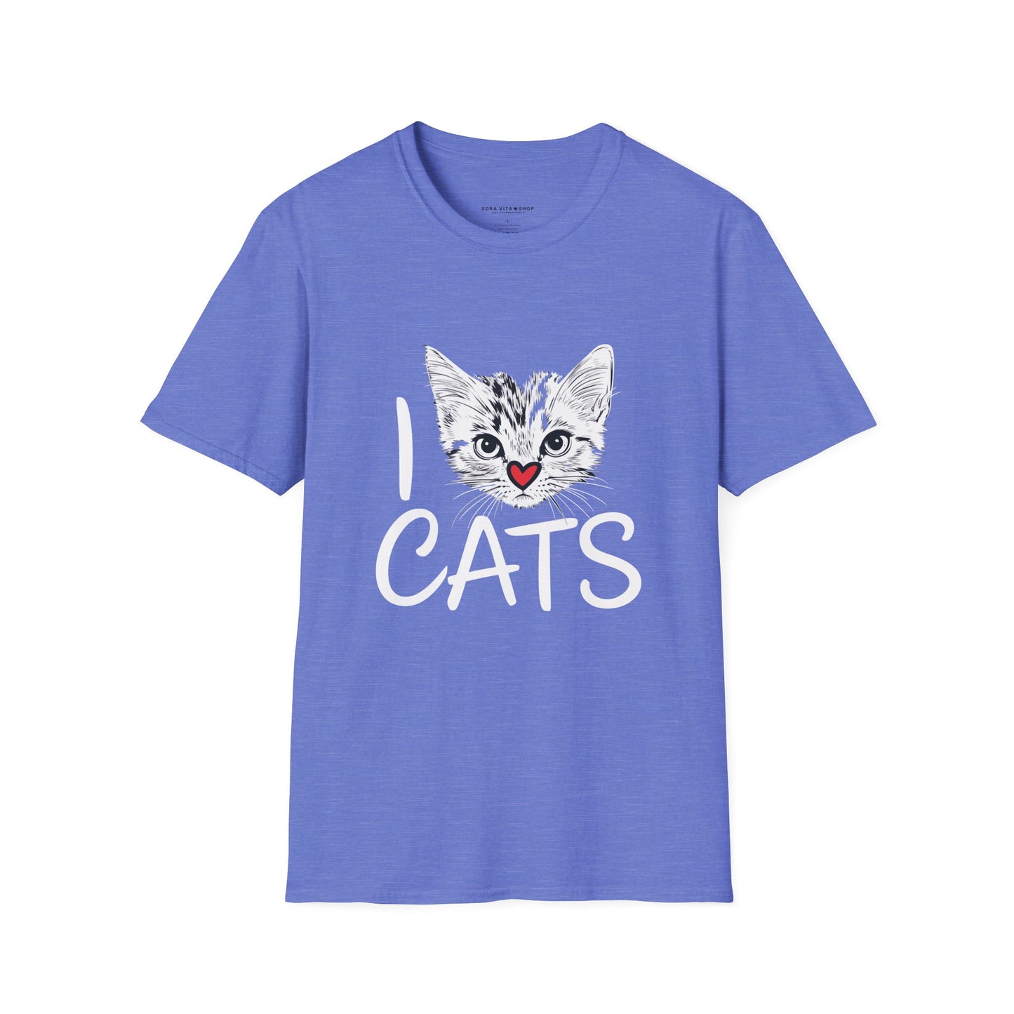 I CATS Funny Tee | Softstyle Comfort for Cat Lovers, Pet Owners & Everyday Durability