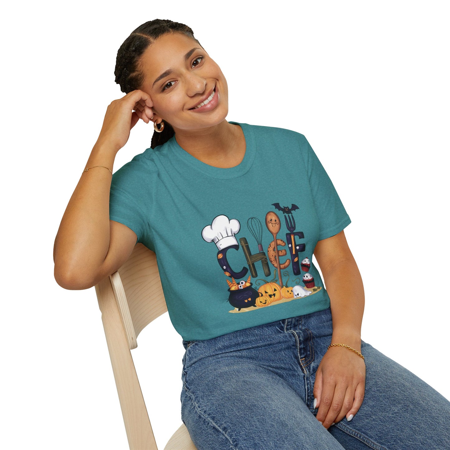 Halloween Chef Tee – Funny & Cute Cooking Shirt for Festive Food Lovers