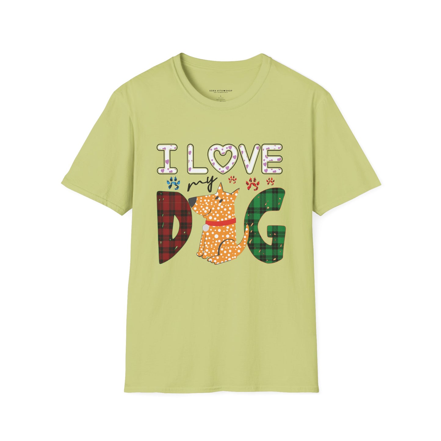 I Love My Dog Softstyle Tee | Cute Unisex Comfort for Timeless Comfort & Everyday Essential Tee
