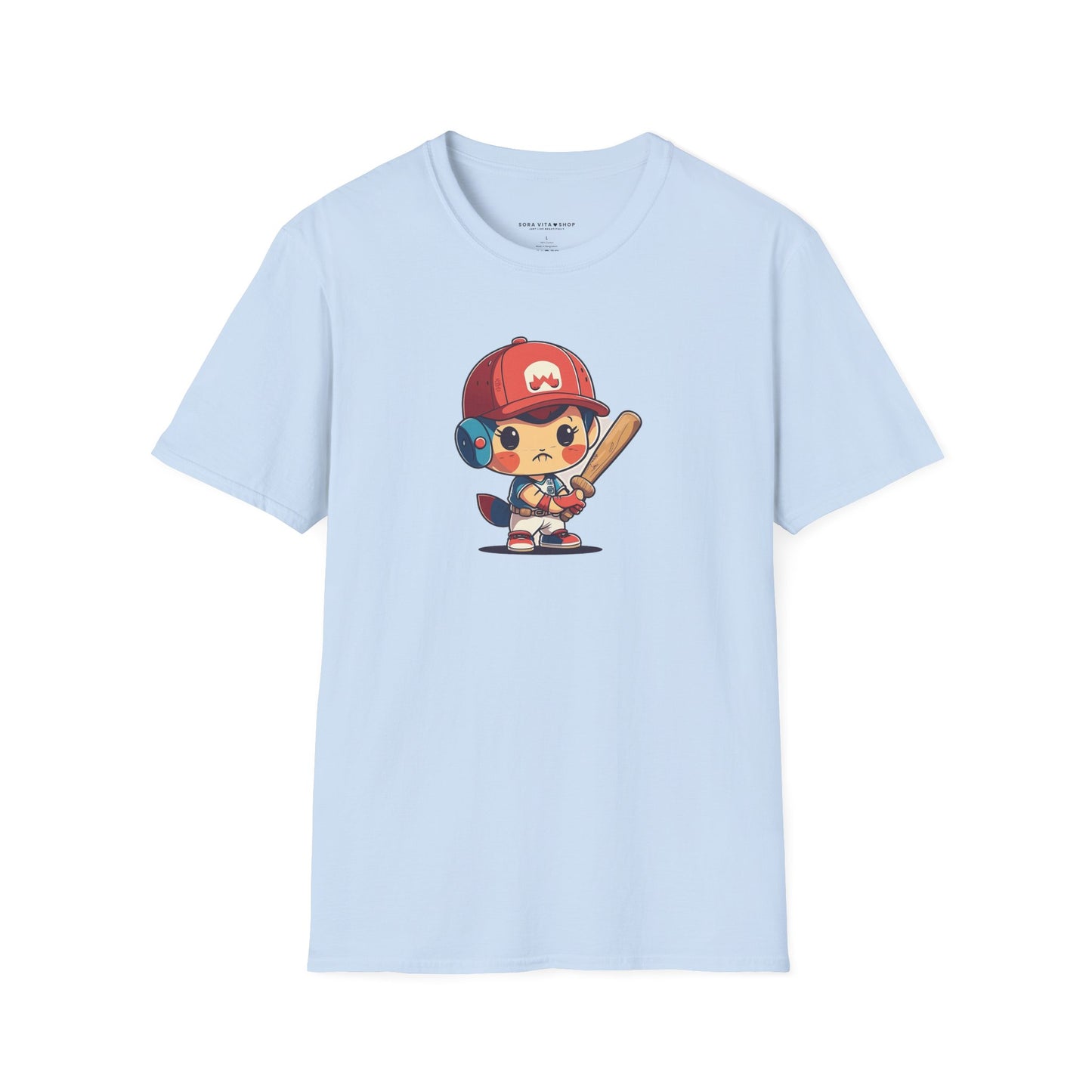 Cute Baseball Kid Softstyle Tee ⚾ | Playful Unisex Comfort for Sports Lovers, Summer Fun & Everyday Joy