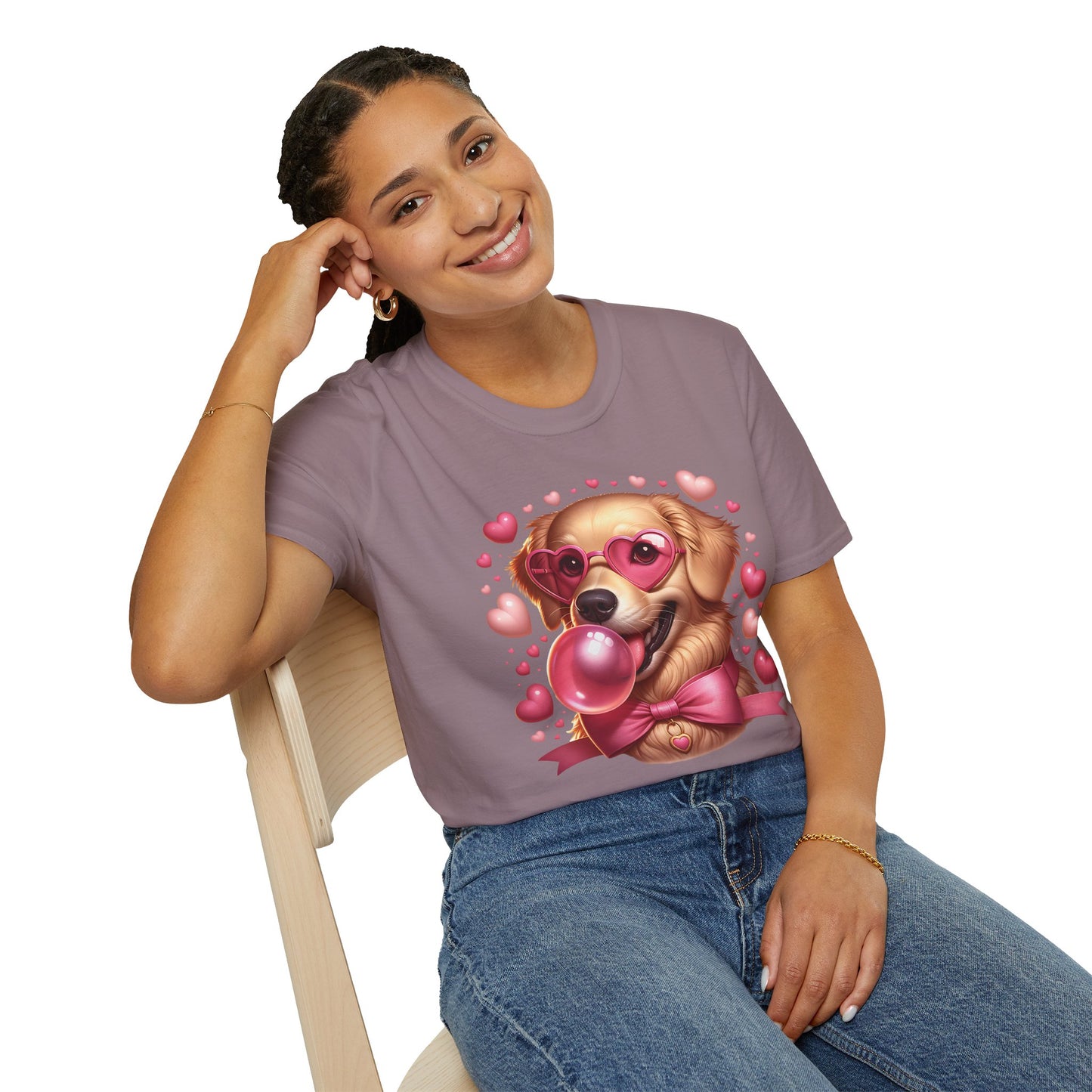 Golden Retriever Love Tee | Softstyle Comfort for Dog Lovers, Valentineās Day & Everyday Joy