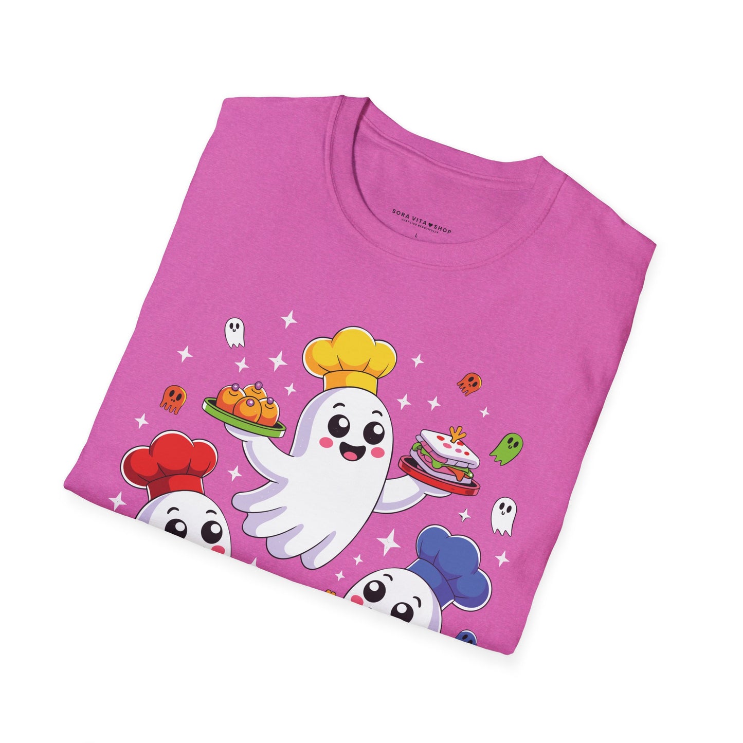 Ghostly Chefs Halloween Tee – Cute Spooky Kitchen Shirt for Foodie Fun & Costume Parties