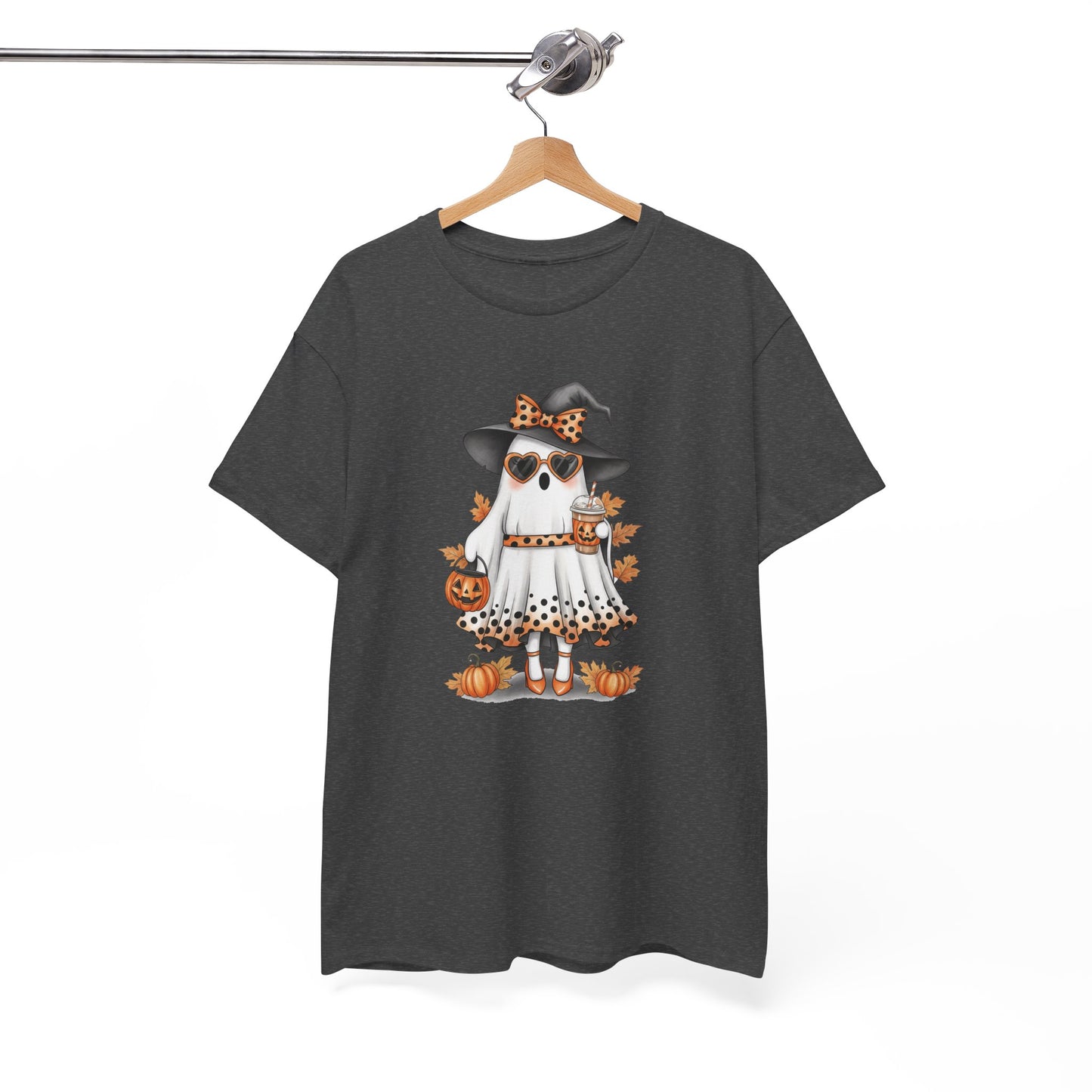 Spooky‑Cute Halloween Bunny Tee | Unisex Heavy Cotton Comfort for Fall Fun & Trick‑or‑Treat Vibes