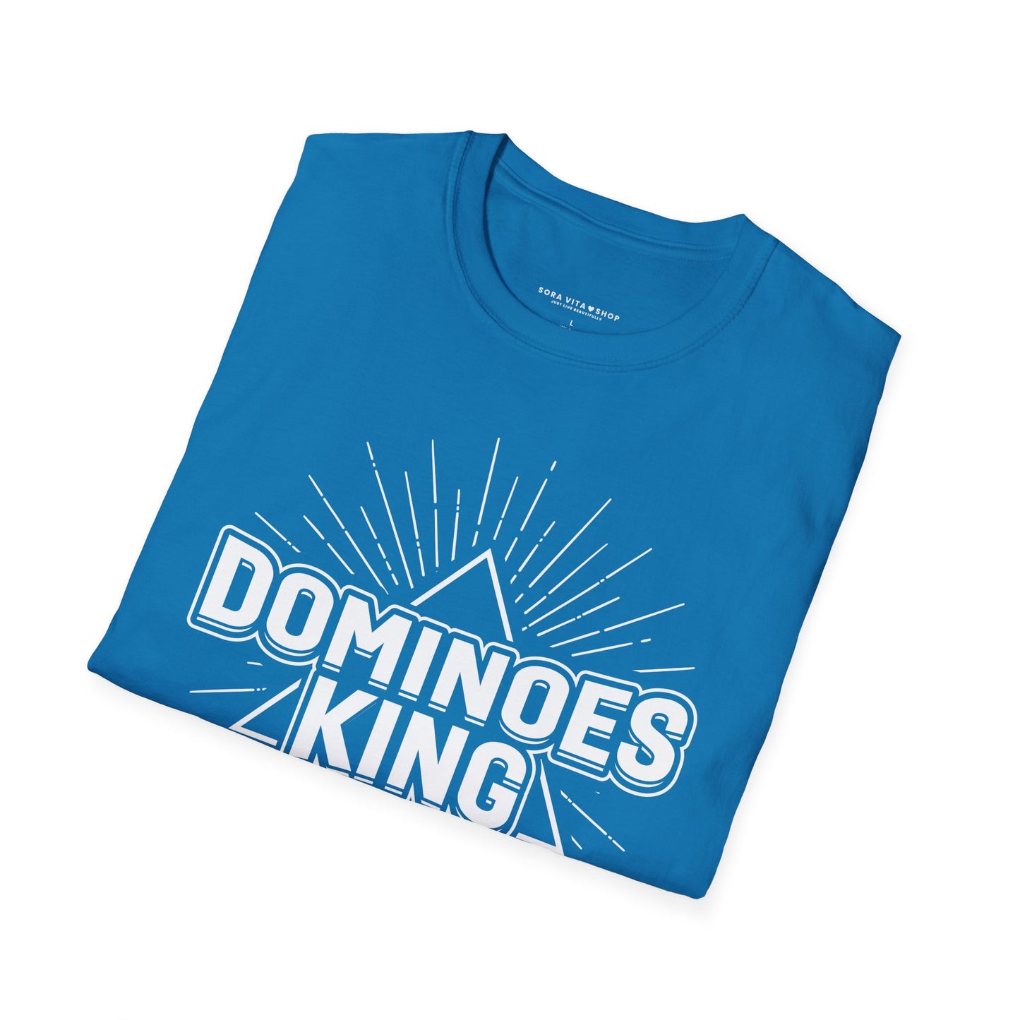 Dominoes King Softstyle Tee – Game Night Champion Style, All‑Day Comfort, Perfect Gift for Domino Lovers & Board Game Fans