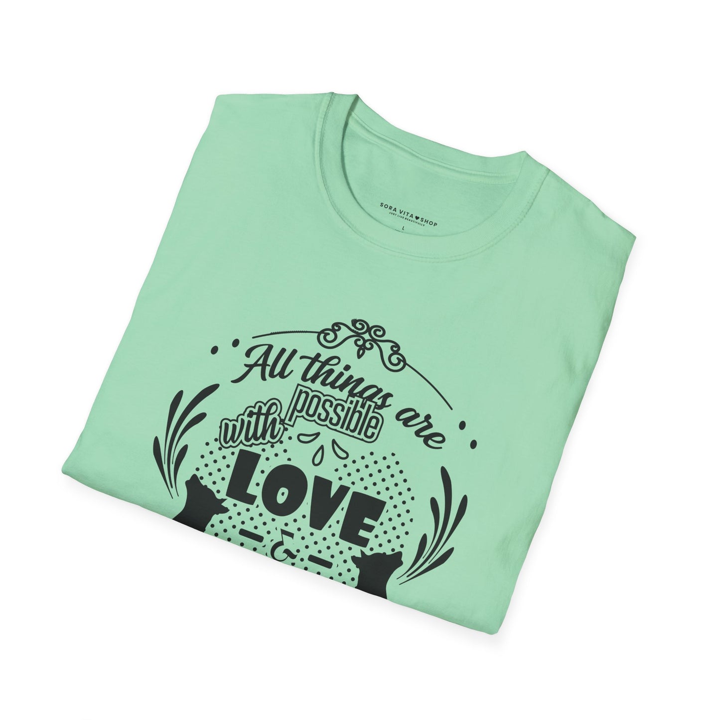 Dog Lover’s Quote Tee | Softstyle Comfort for Pet Parents, Dog Walkers & Everyday Animal Lovers