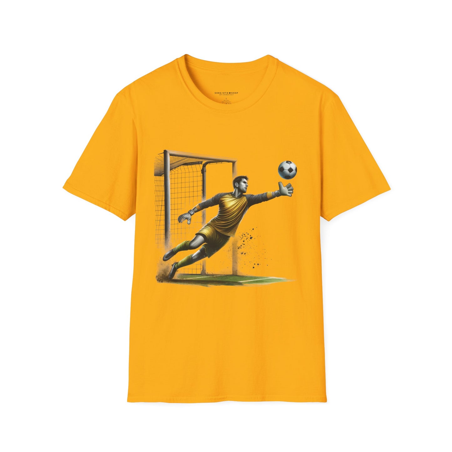 Goalkeeper Soccer Softstyle Tee – Bold Game‑Day Energy, All‑Day Comfort, Perfect Gift for Football Fans & Sports Lovers