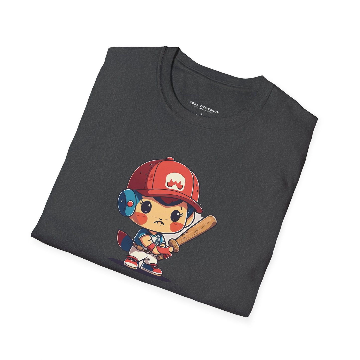 Cute Baseball Kid Softstyle Tee ⚾ | Playful Unisex Comfort for Sports Lovers, Summer Fun & Everyday Joy