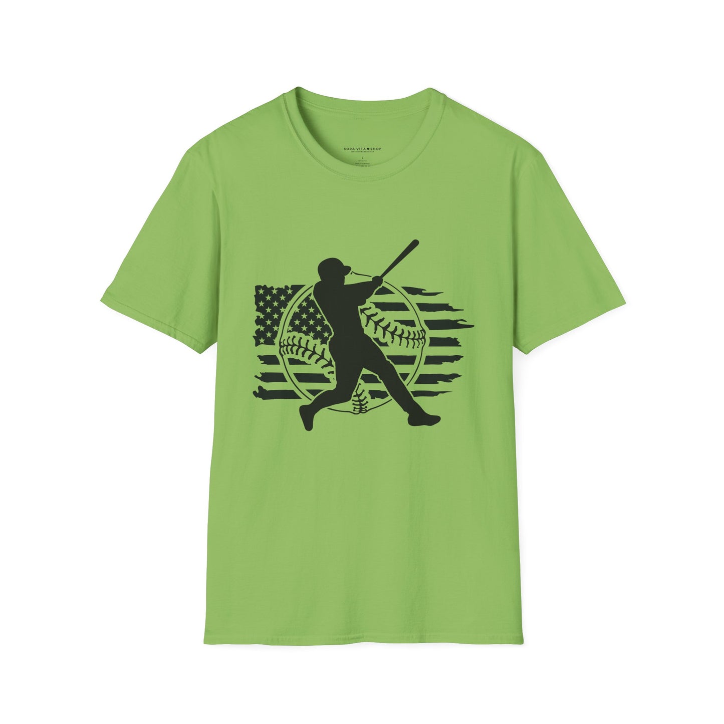 Home Run Comfort – Baseball Fan Unisex Softstyle Tee | All‑Day Wear, Game‑Day Energy, Perfect Gift for Lovers Players