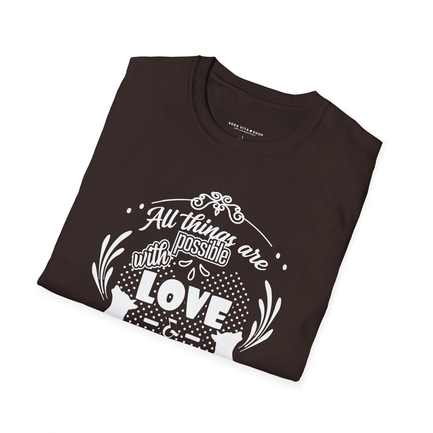 Dog Lover’s Quote Tee | Softstyle Comfort for Pet Parents, Dog Walkers & Everyday Animal Lovers