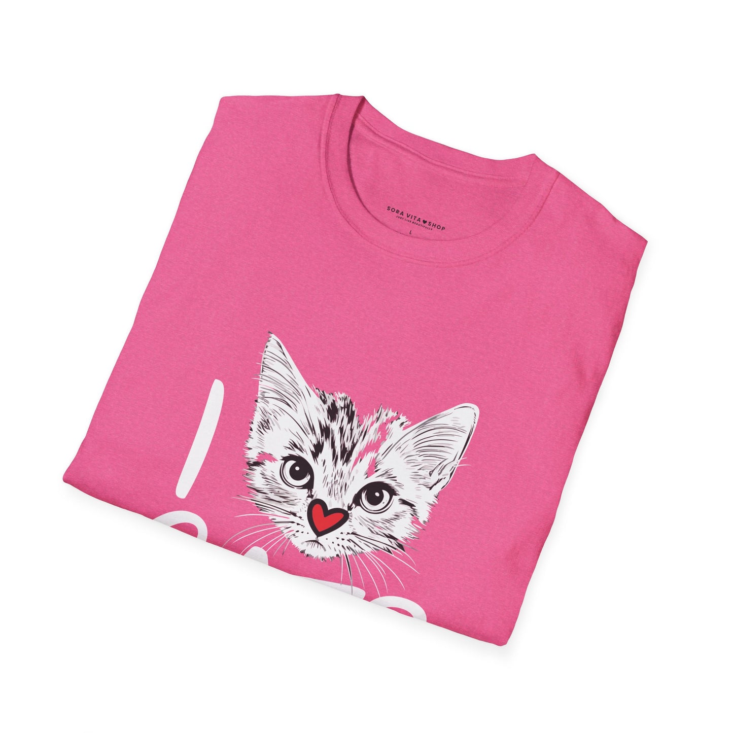 I CATS Funny Tee | Softstyle Comfort for Cat Lovers, Pet Owners & Everyday Durability