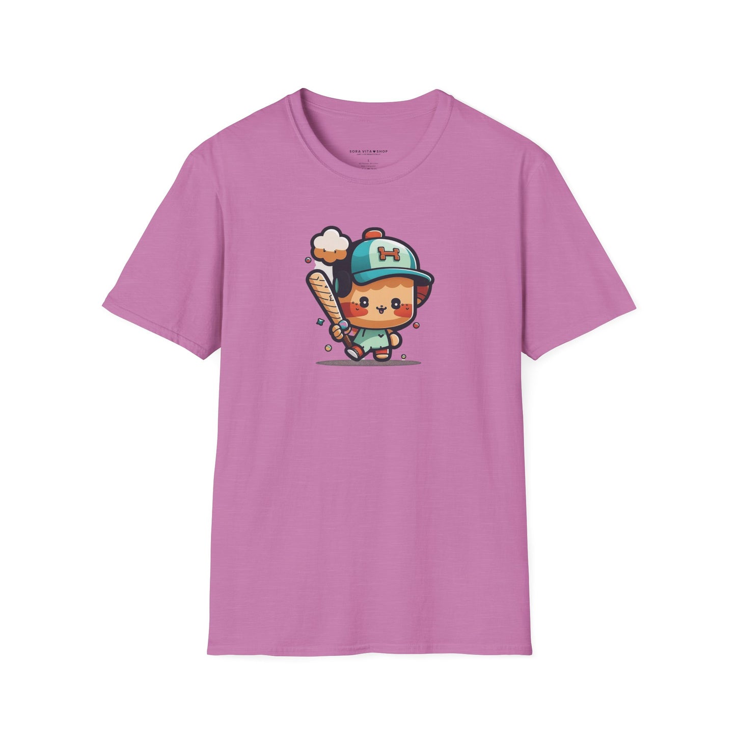 Cute Kid’s Baseball Softstyle Tee | Fun Unisex Comfort for Summer Play, Sports Fans & Everyday Joy