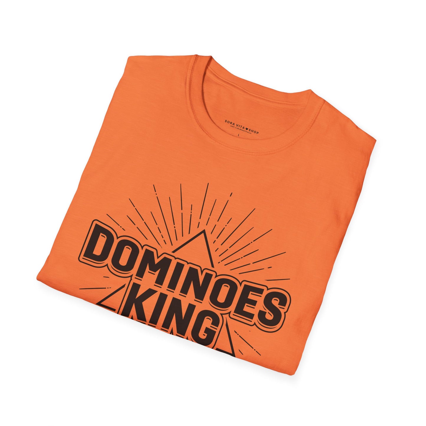 Dominoes King Softstyle Tee – Game Night Champion Style, All‑Day Comfort, Perfect Gift for Domino Lovers & Board Game Fans
