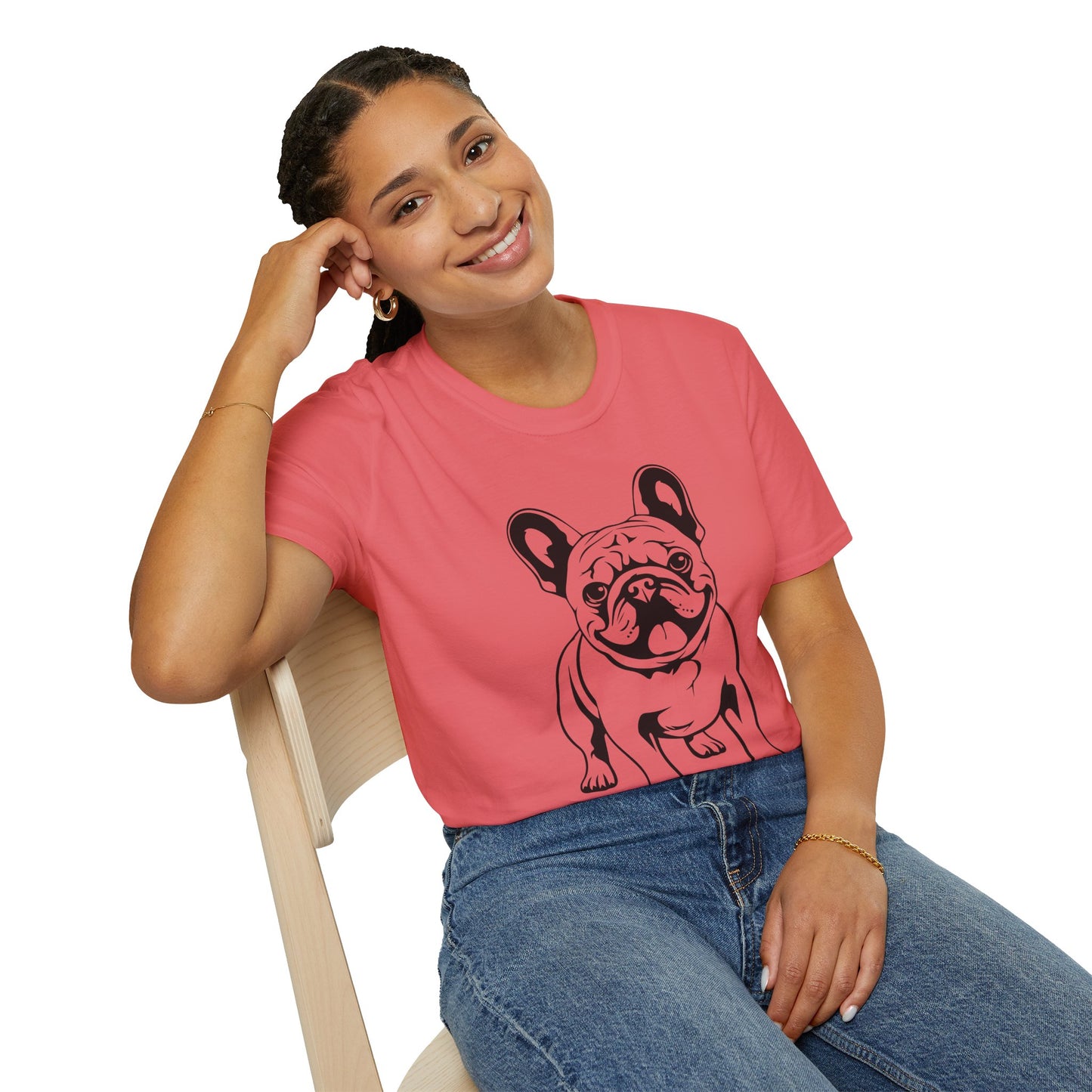 Bulldog Lover Unisex Softstyle Tee | Ultra‑Soft Comfort for Pet Parents, Dog Fans & Everyday Wear