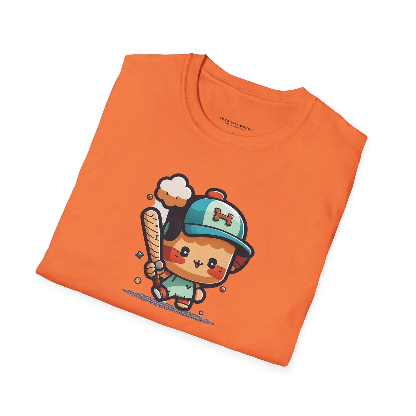 Cute Kid’s Baseball Softstyle Tee | Fun Unisex Comfort for Summer Play, Sports Fans & Everyday Joy