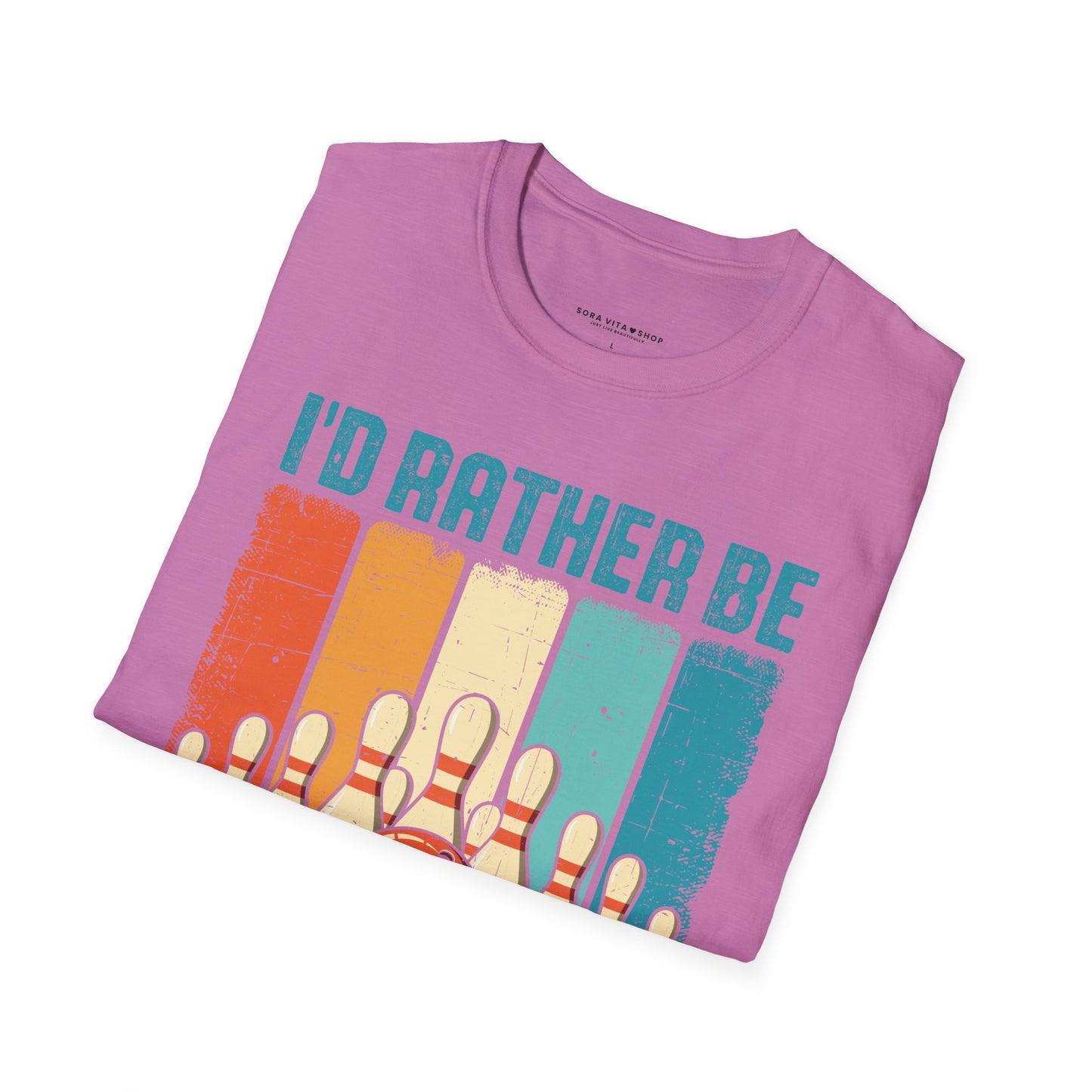 I’d Rather Be Bowling Softstyle Tee – All‑Day Comfort, Fun Game Night Vibes, Perfect Gift for Bowlers & League Legends