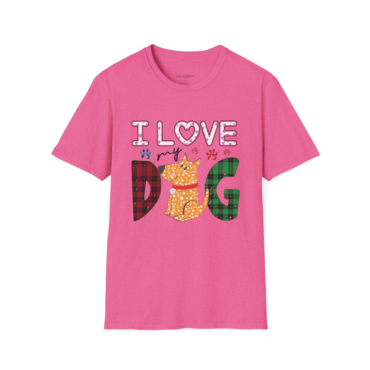 I Love My Dog Softstyle Tee | Cute Unisex Comfort for Timeless Comfort & Everyday Essential Tee