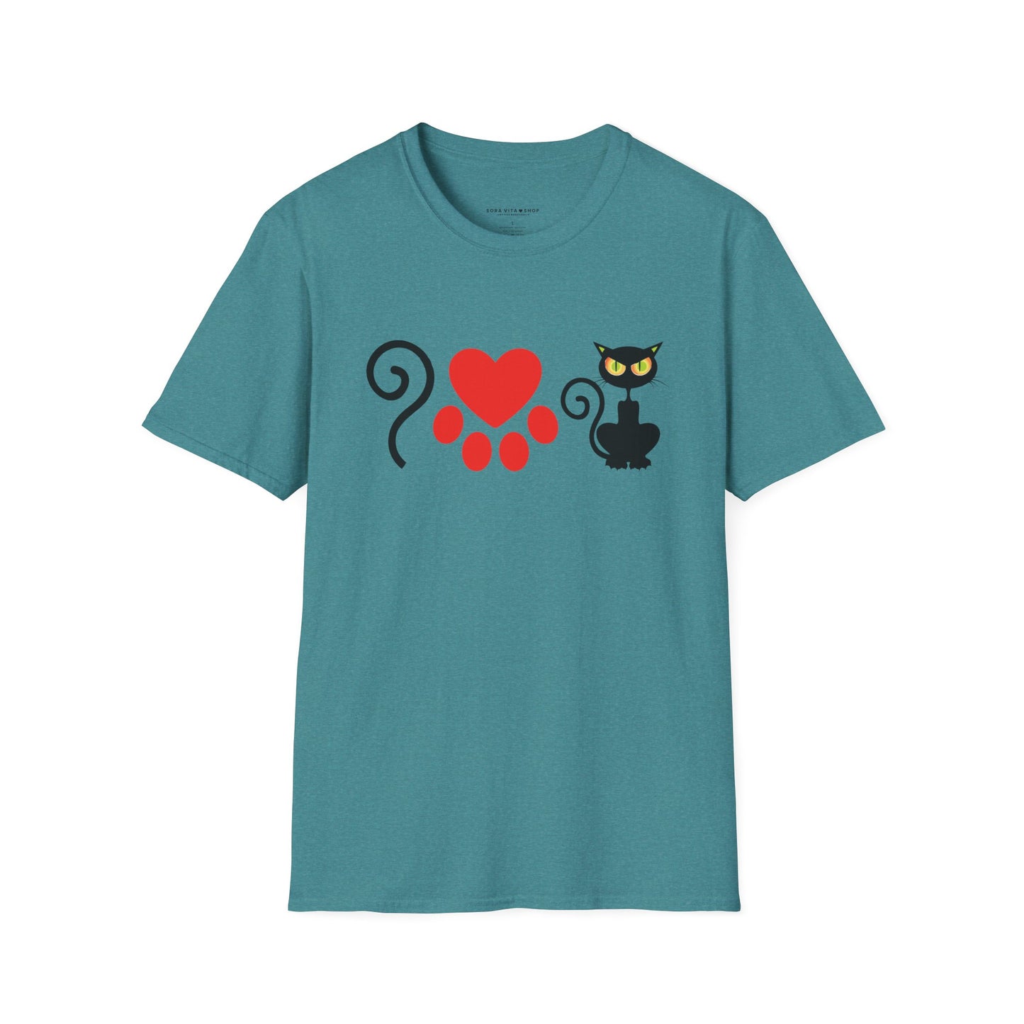 Cute Cat Lover Tee | Cozy Softstyle Shirt for Pet Adoption Fans & Animal Advocates