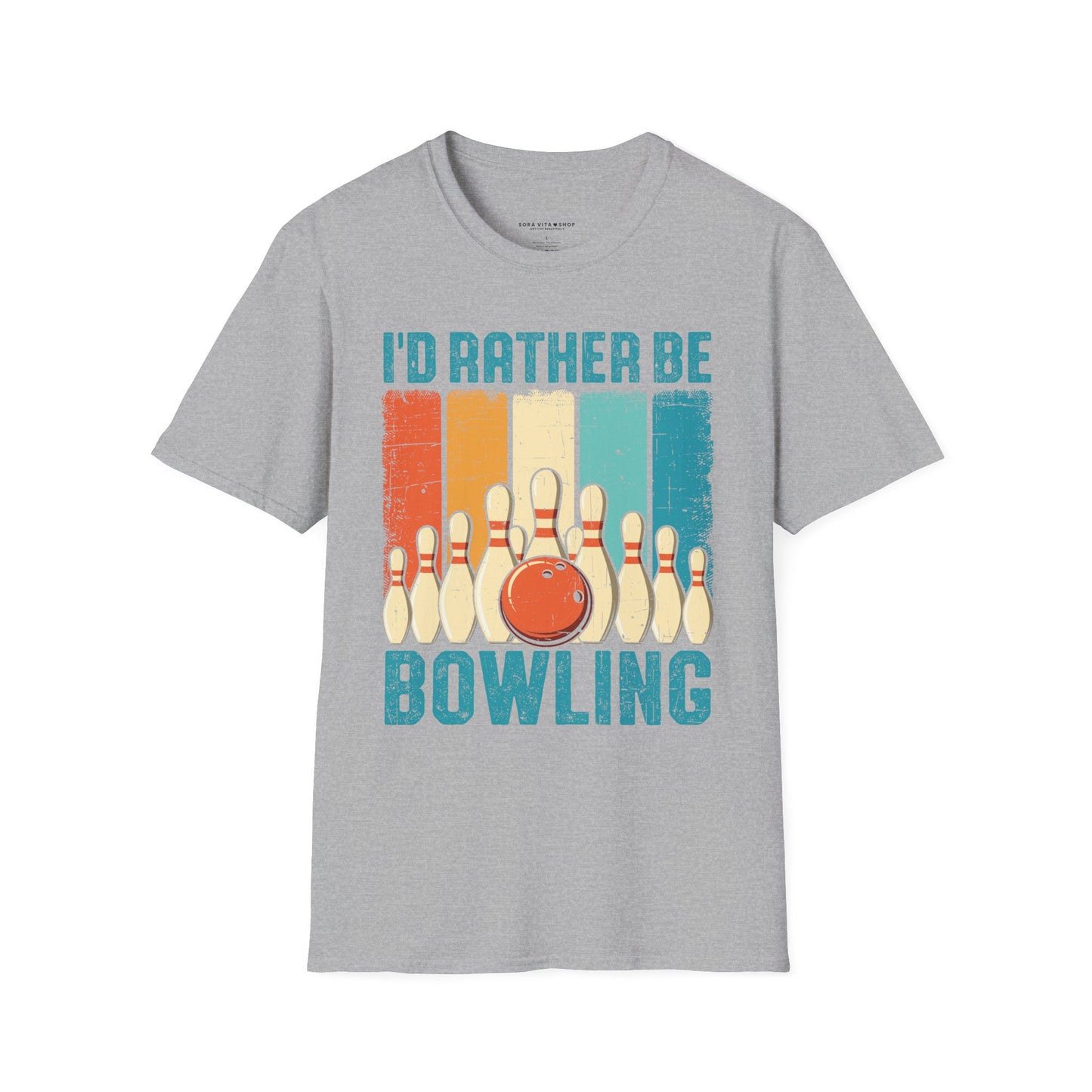 I’d Rather Be Bowling Softstyle Tee – All‑Day Comfort, Fun Game Night Vibes, Perfect Gift for Bowlers & League Legends