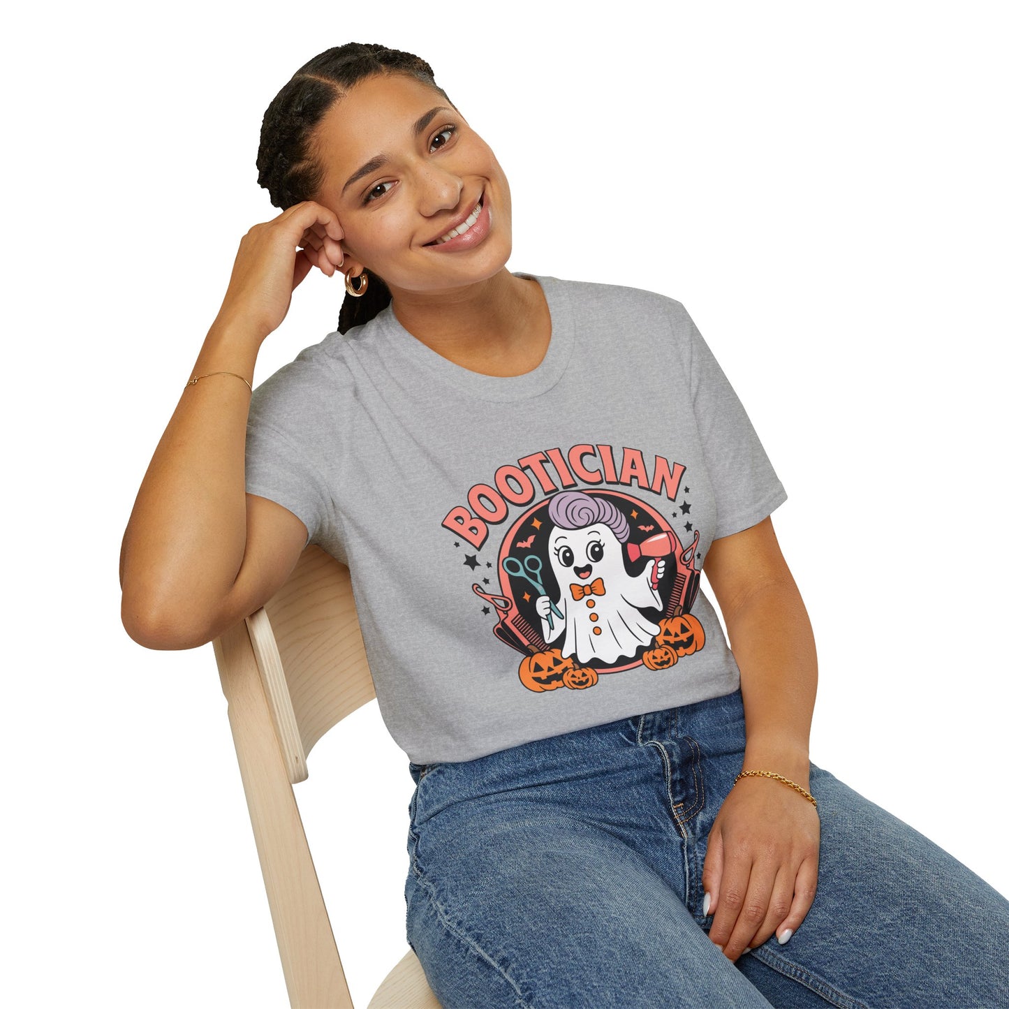 Halloween Bootician Ghost Tee – Fun Spooky Season Shirt for Parties, Trick‑or‑Treat & Festive Fall Style