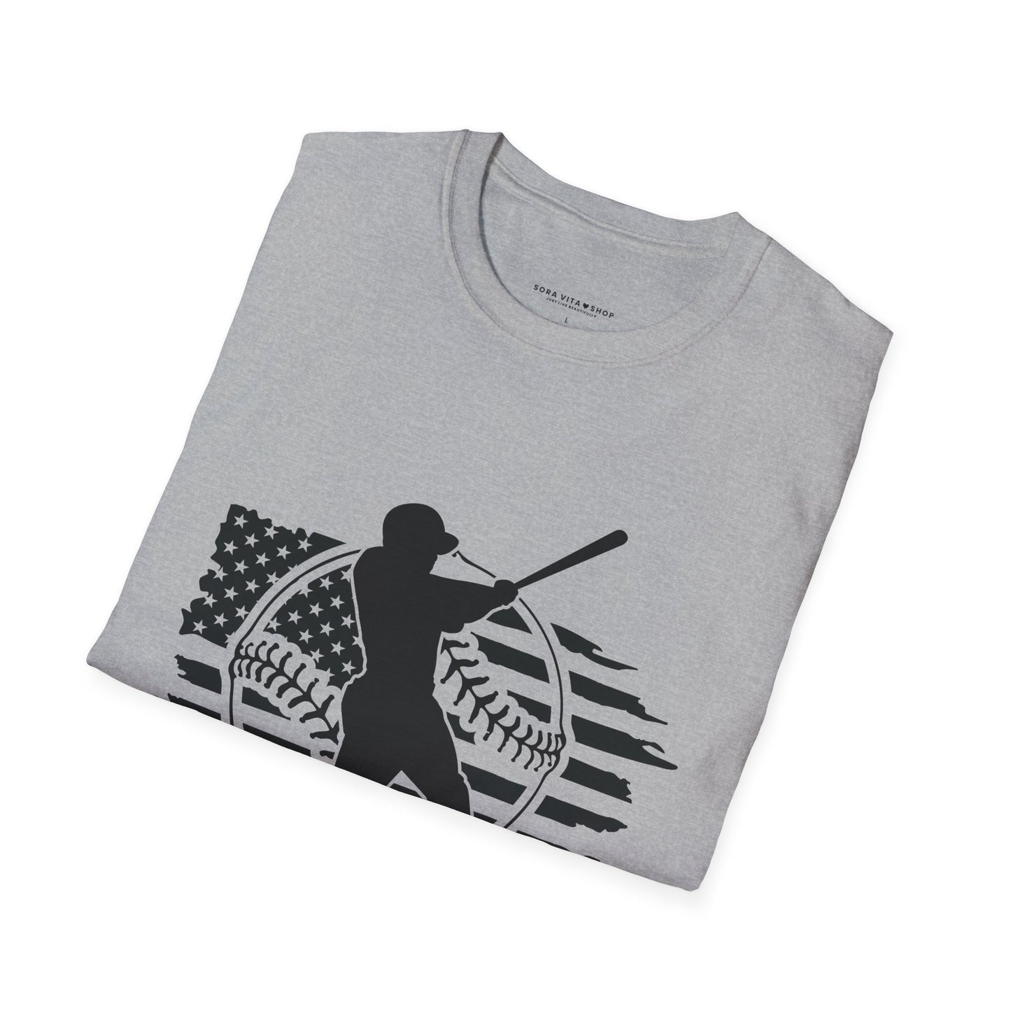 Home Run Comfort – Baseball Fan Unisex Softstyle Tee | All‑Day Wear, Game‑Day Energy, Perfect Gift for Lovers Players