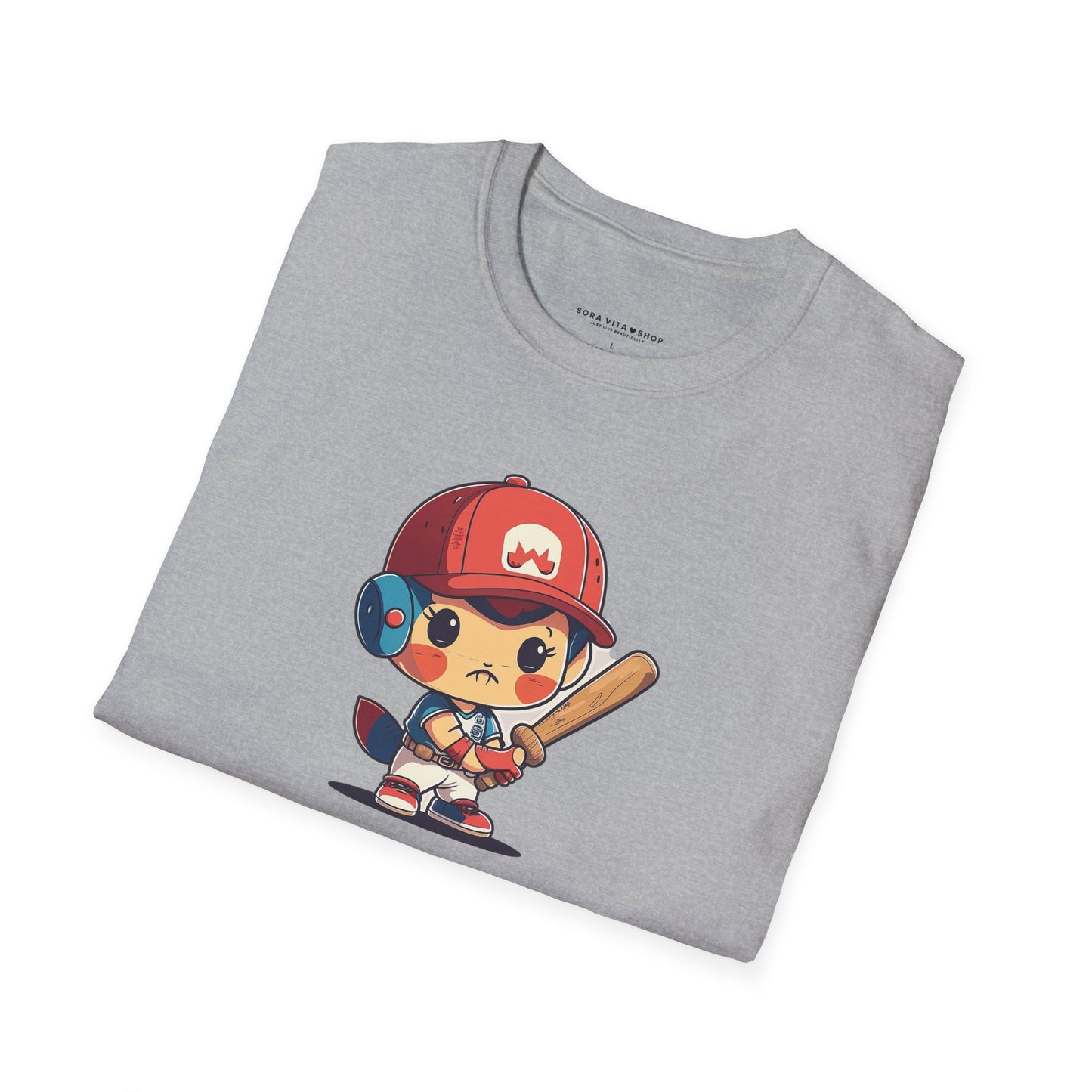 Cute Baseball Kid Softstyle Tee ⚾ | Playful Unisex Comfort for Sports Lovers, Summer Fun & Everyday Joy