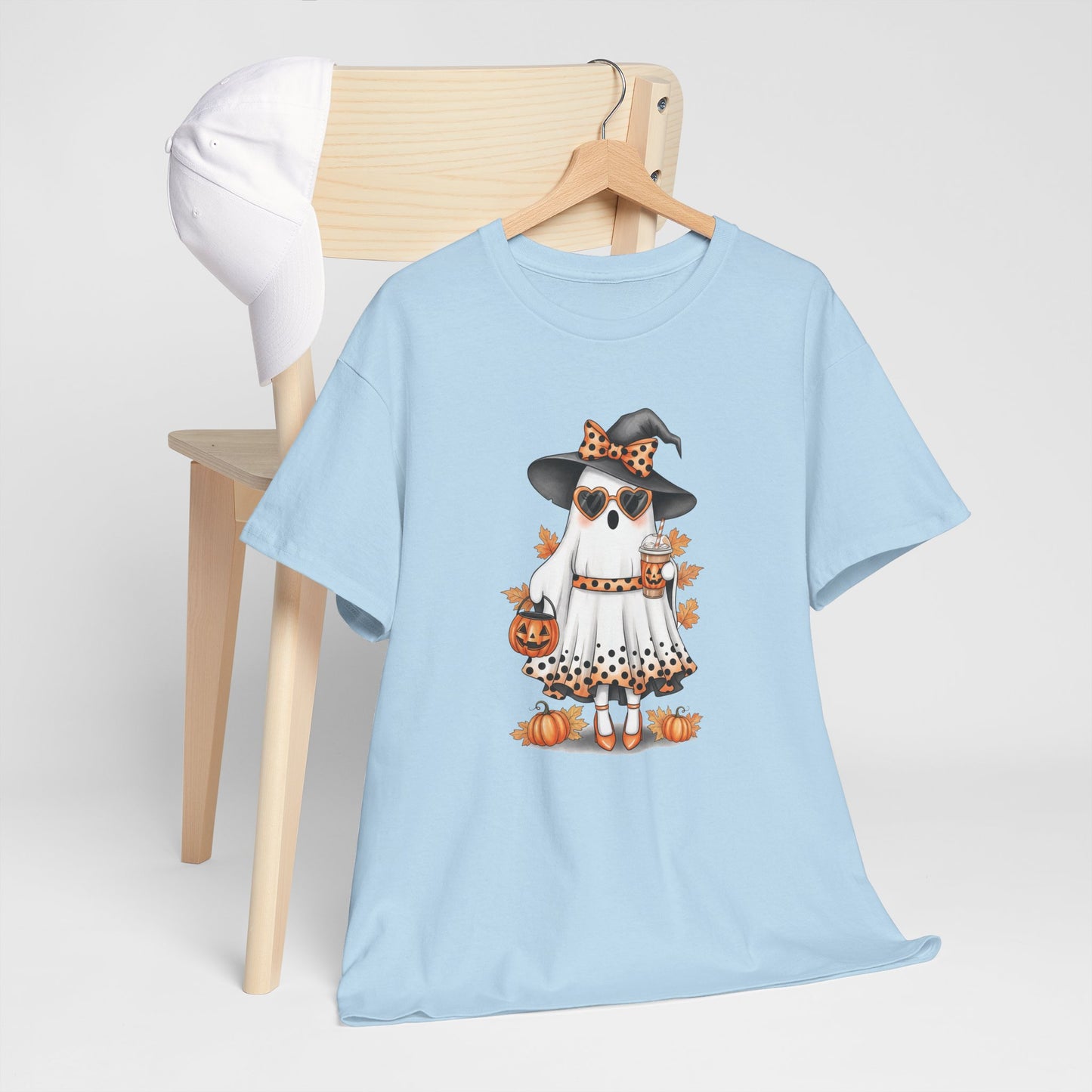 Spooky‑Cute Halloween Bunny Tee | Unisex Heavy Cotton Comfort for Fall Fun & Trick‑or‑Treat Vibes