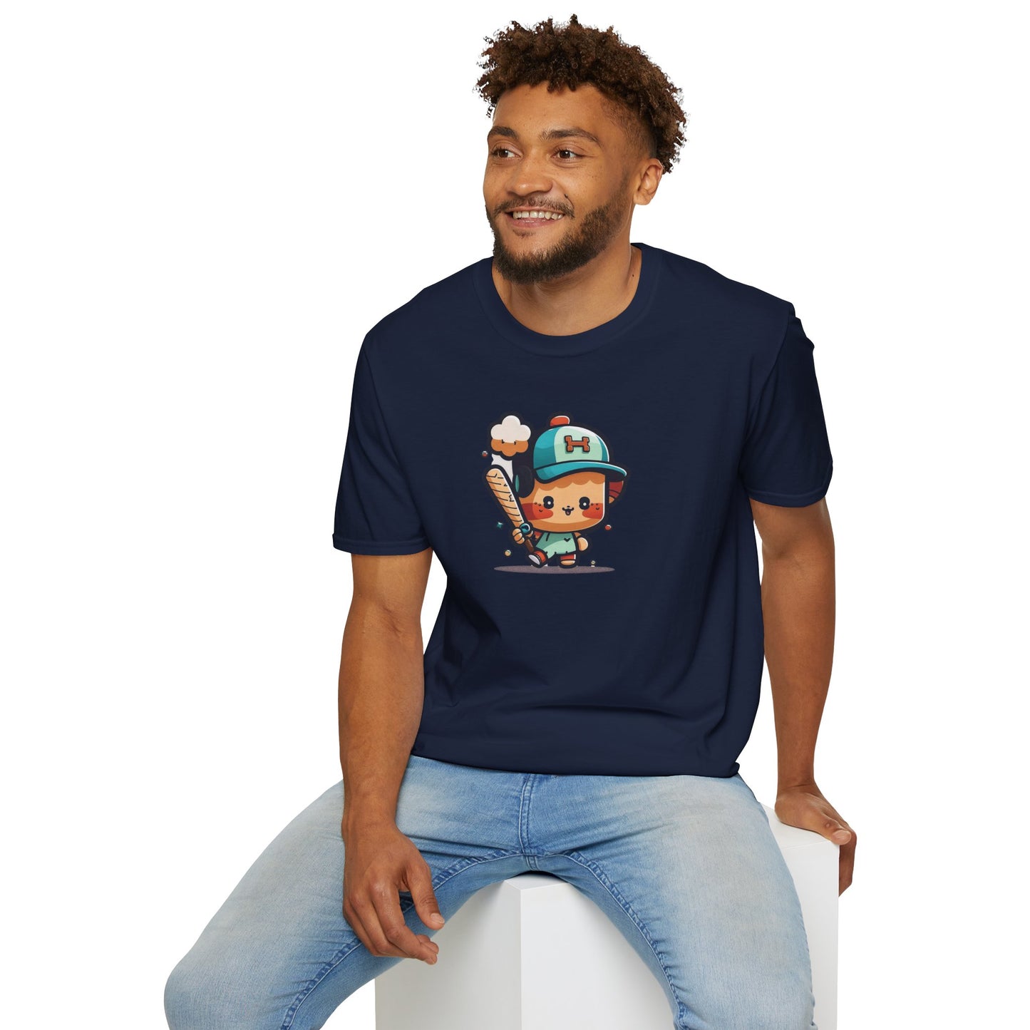 Cute Kid’s Baseball Softstyle Tee | Fun Unisex Comfort for Summer Play, Sports Fans & Everyday Joy