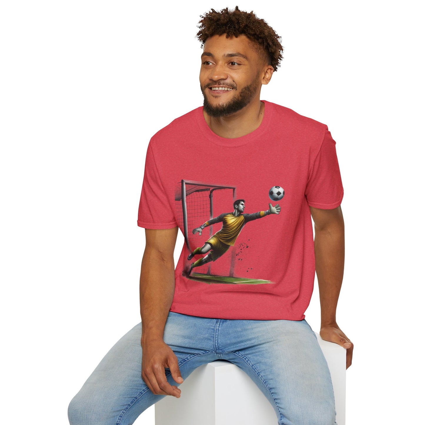 Goalkeeper Soccer Softstyle Tee – Bold Game‑Day Energy, All‑Day Comfort, Perfect Gift for Football Fans & Sports Lovers