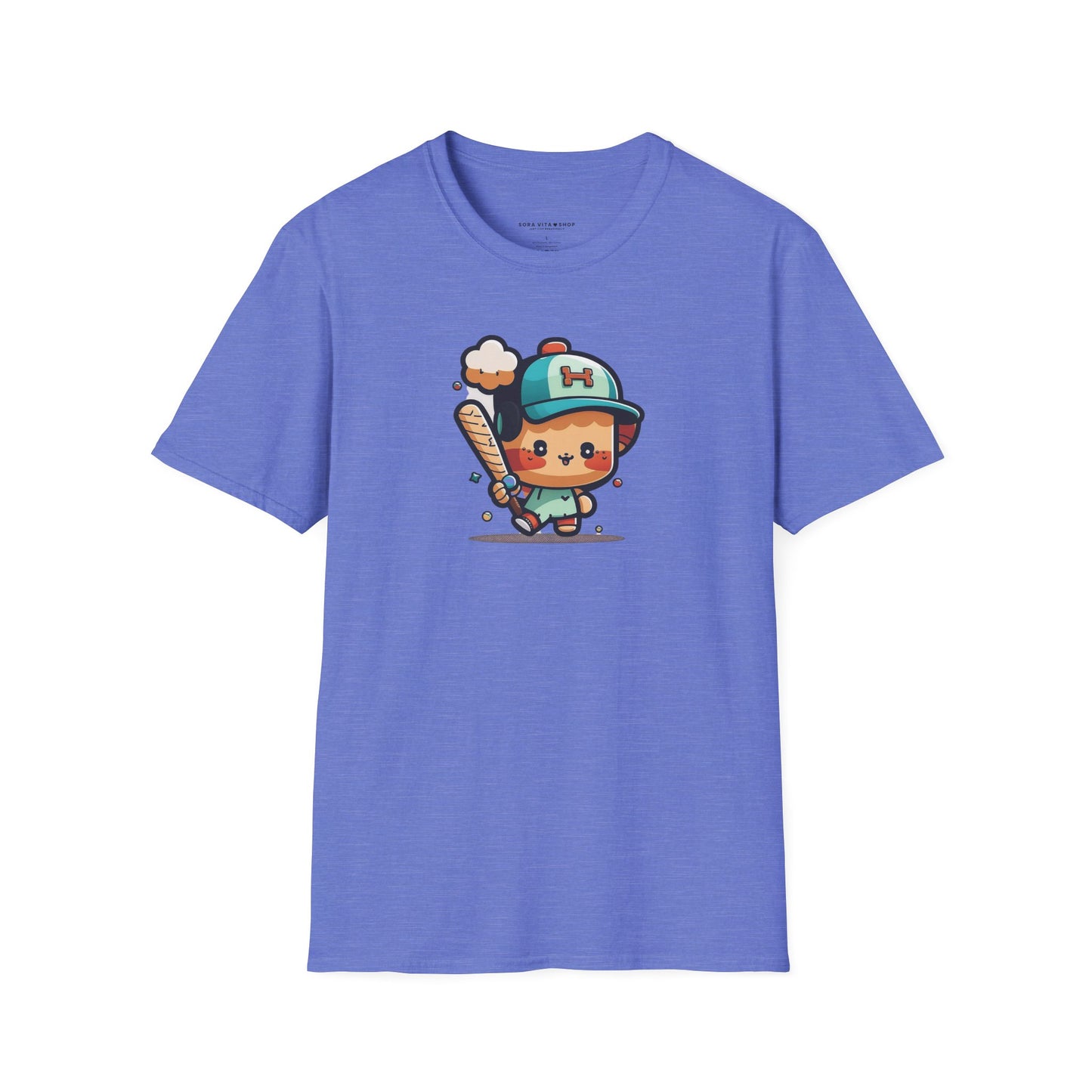 Cute Kid’s Baseball Softstyle Tee | Fun Unisex Comfort for Summer Play, Sports Fans & Everyday Joy