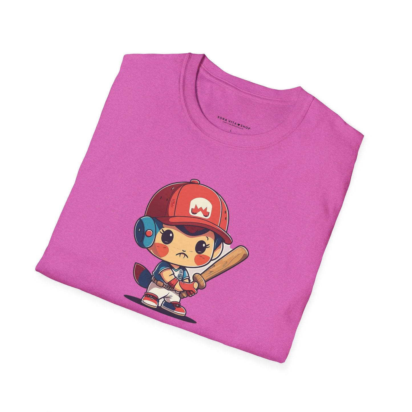 Cute Baseball Kid Softstyle Tee ⚾ | Playful Unisex Comfort for Sports Lovers, Summer Fun & Everyday Joy