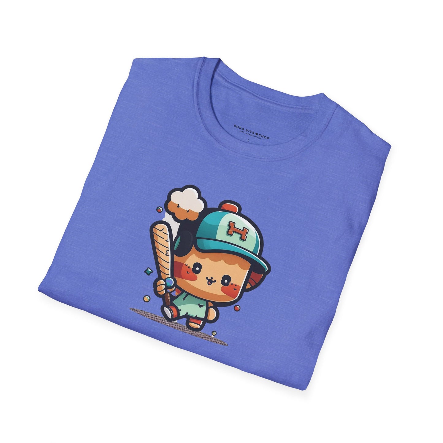 Cute Kid’s Baseball Softstyle Tee | Fun Unisex Comfort for Summer Play, Sports Fans & Everyday Joy