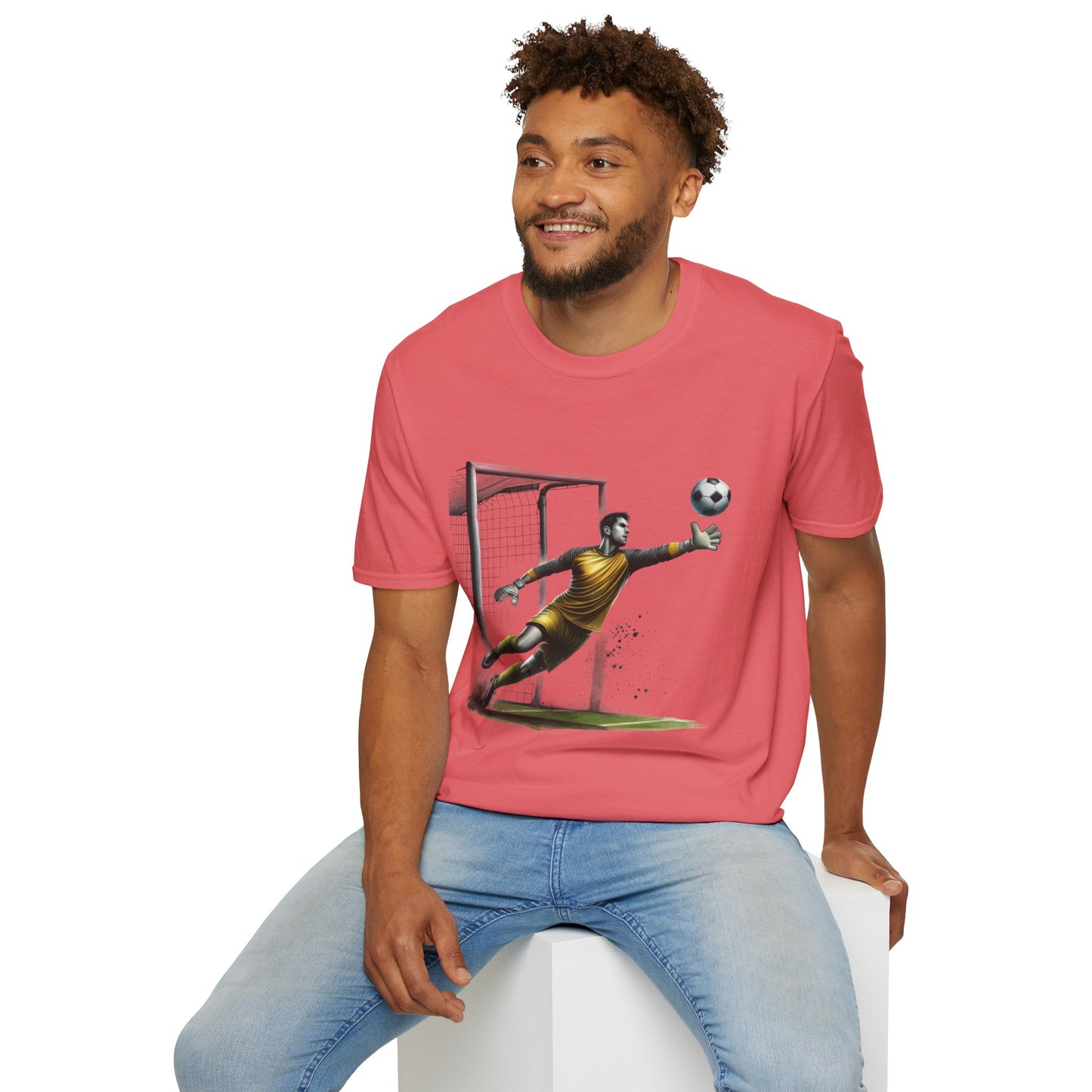 Goalkeeper Soccer Softstyle Tee – Bold Game‑Day Energy, All‑Day Comfort, Perfect Gift for Football Fans & Sports Lovers