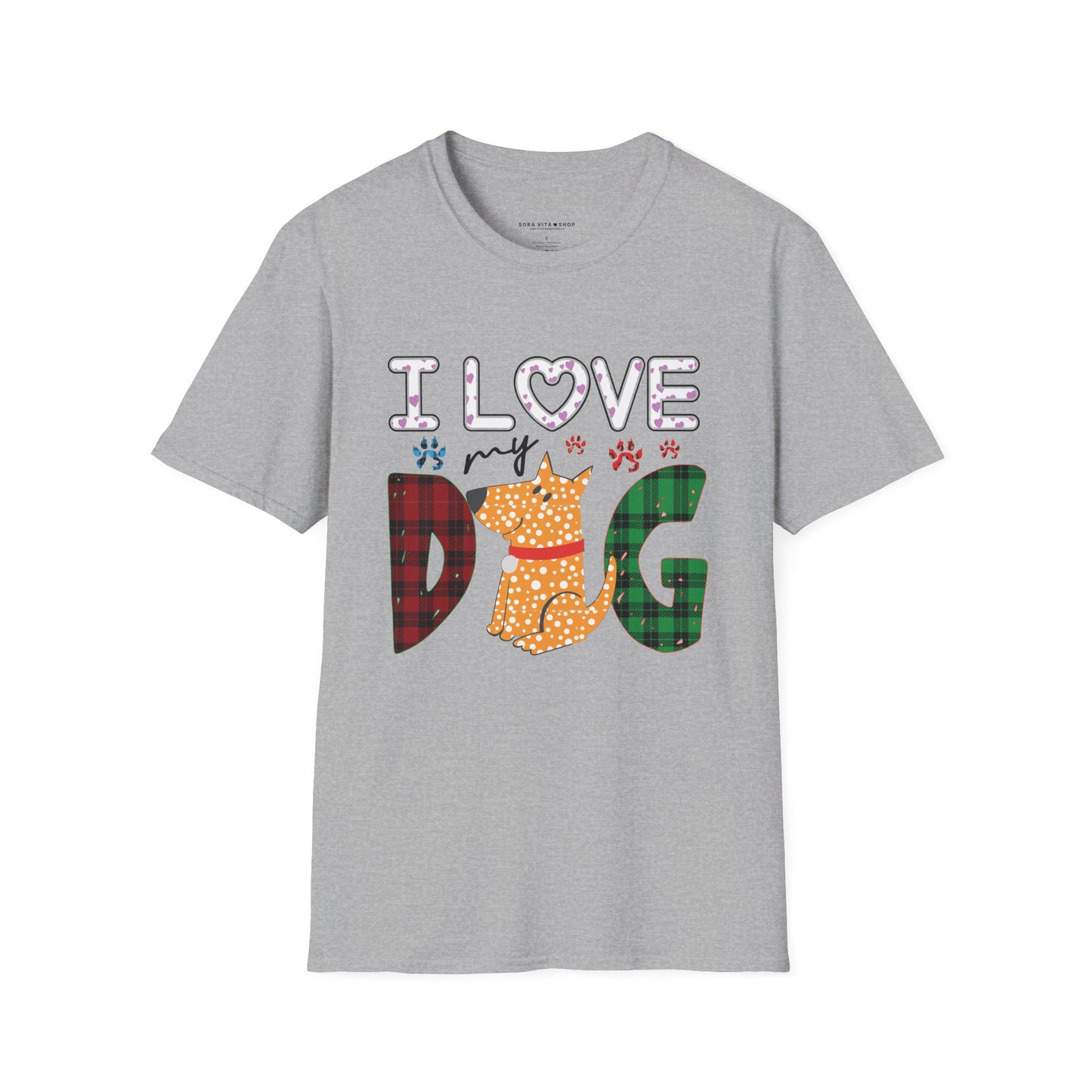 I Love My Dog Softstyle Tee | Cute Unisex Comfort for Timeless Comfort & Everyday Essential Tee