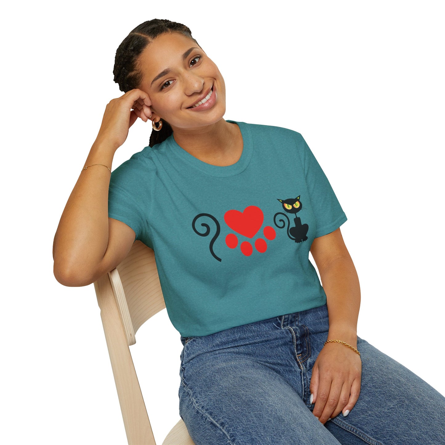Cute Cat Lover Tee | Cozy Softstyle Shirt for Pet Adoption Fans & Animal Advocates