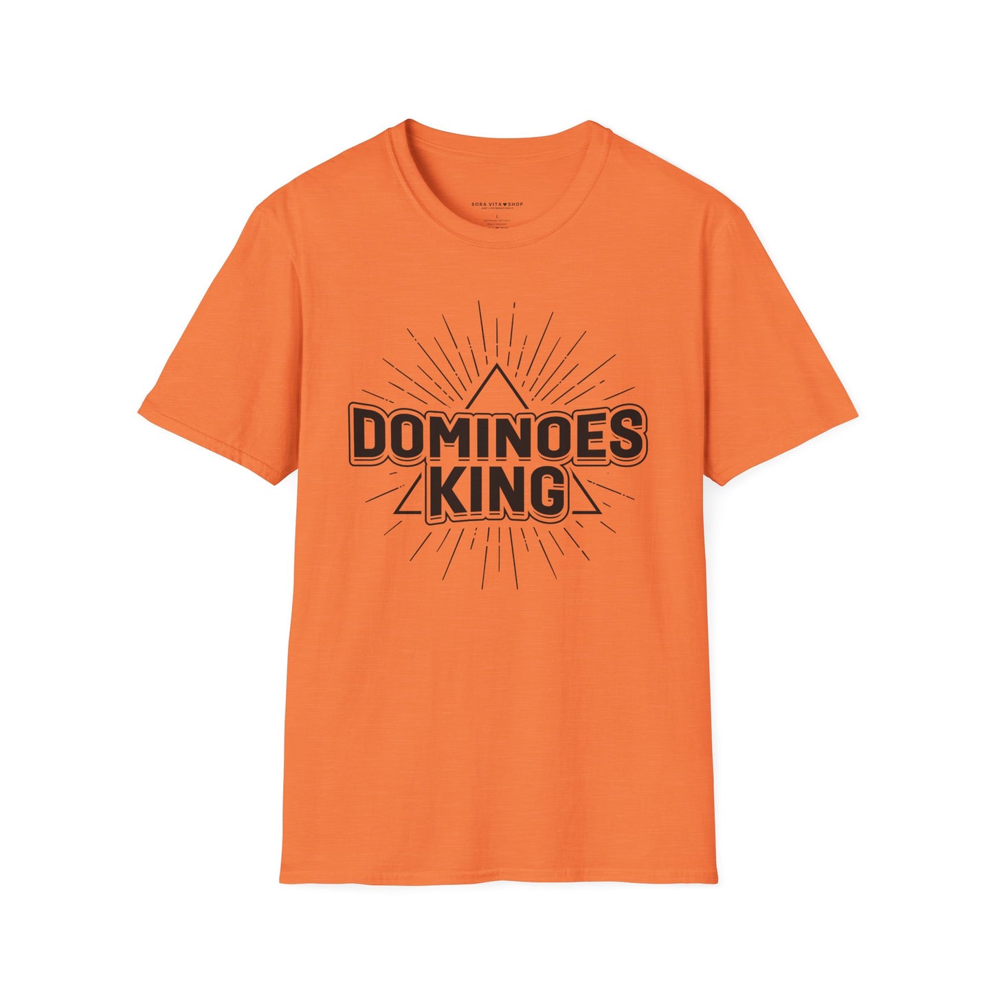Dominoes King Softstyle Tee – Game Night Champion Style, All‑Day Comfort, Perfect Gift for Domino Lovers & Board Game Fans