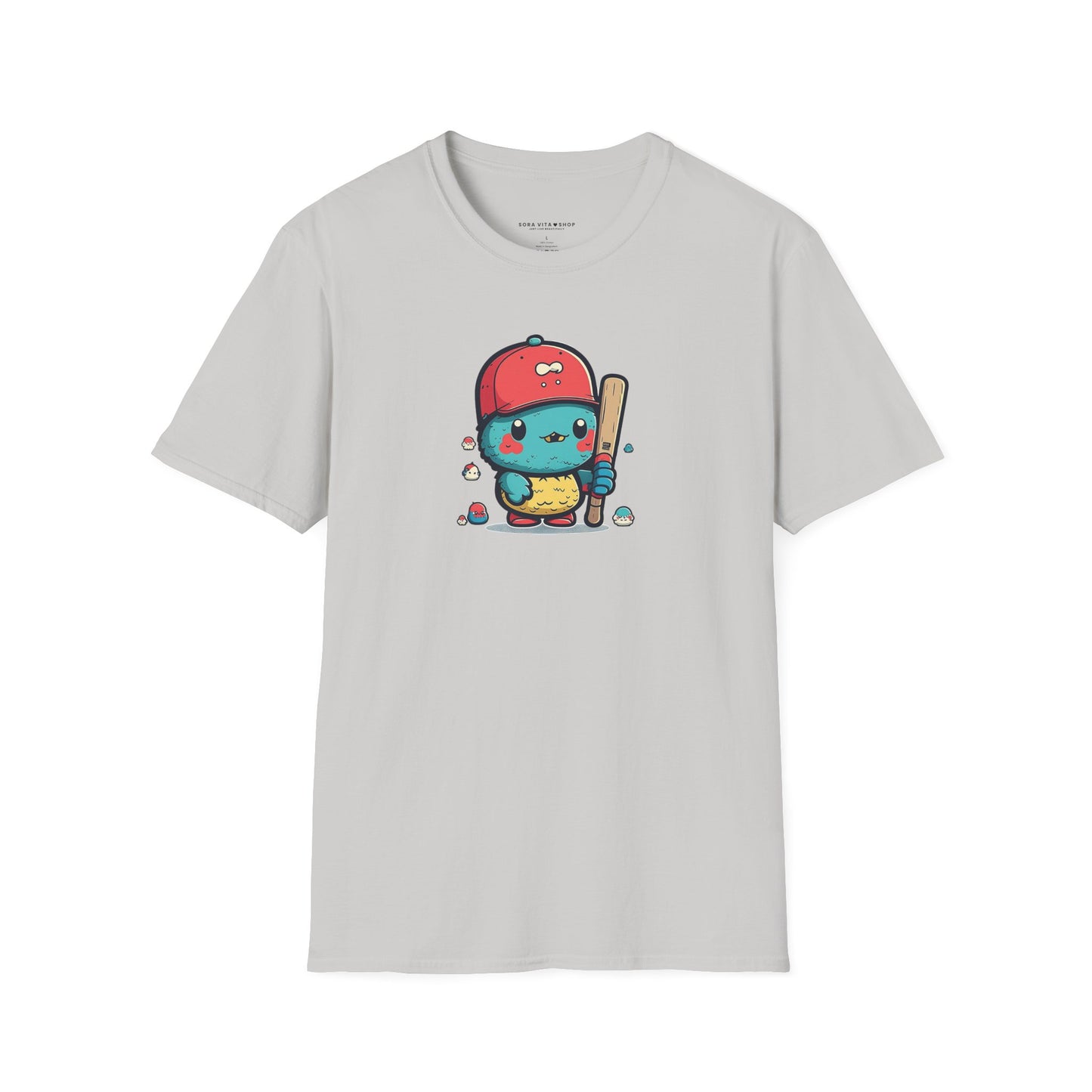 Adorable Cartoon Baseball Tee ⚾ | Fun Unisex Comfort for Kids & Adults, Perfect for Birthdays, Camps & Everyday Play