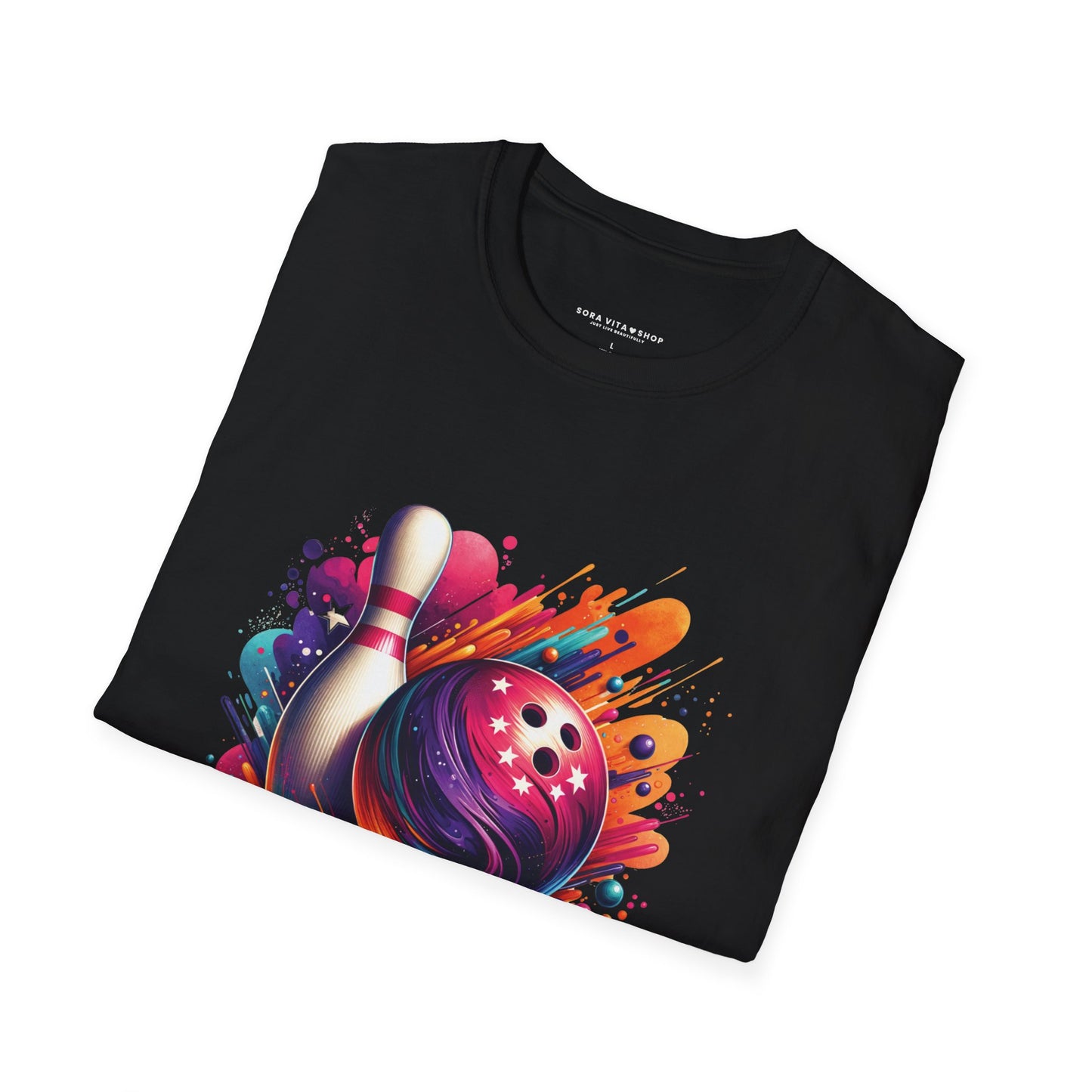 Vibrant Bowling Softstyle Tee – Colorful Game Night Energy, All‑Day Comfort, Perfect Gift for Bowlers & Sports Fans