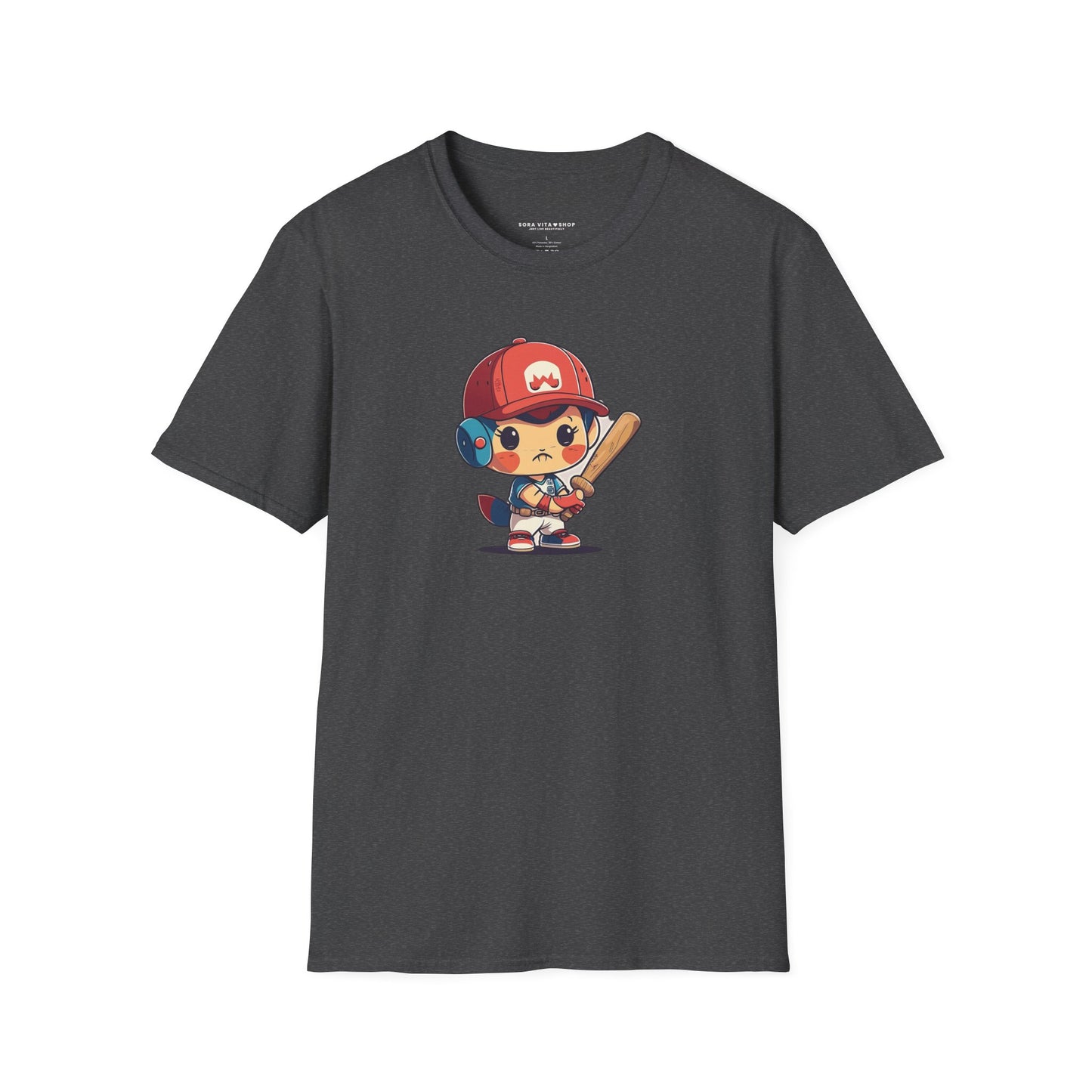 Cute Baseball Kid Softstyle Tee ⚾ | Playful Unisex Comfort for Sports Lovers, Summer Fun & Everyday Joy