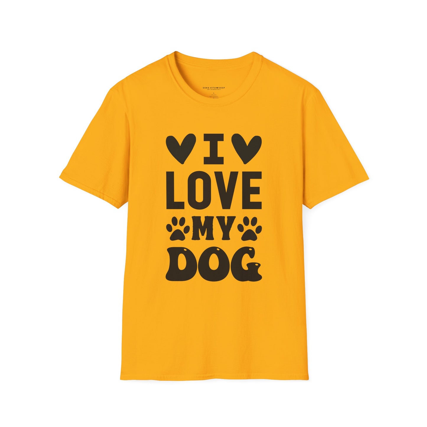 I Love My Dog Softstyle Tee | Unisex Comfort for Pet Parents, Dog Moms & Everyday Animal Lovers