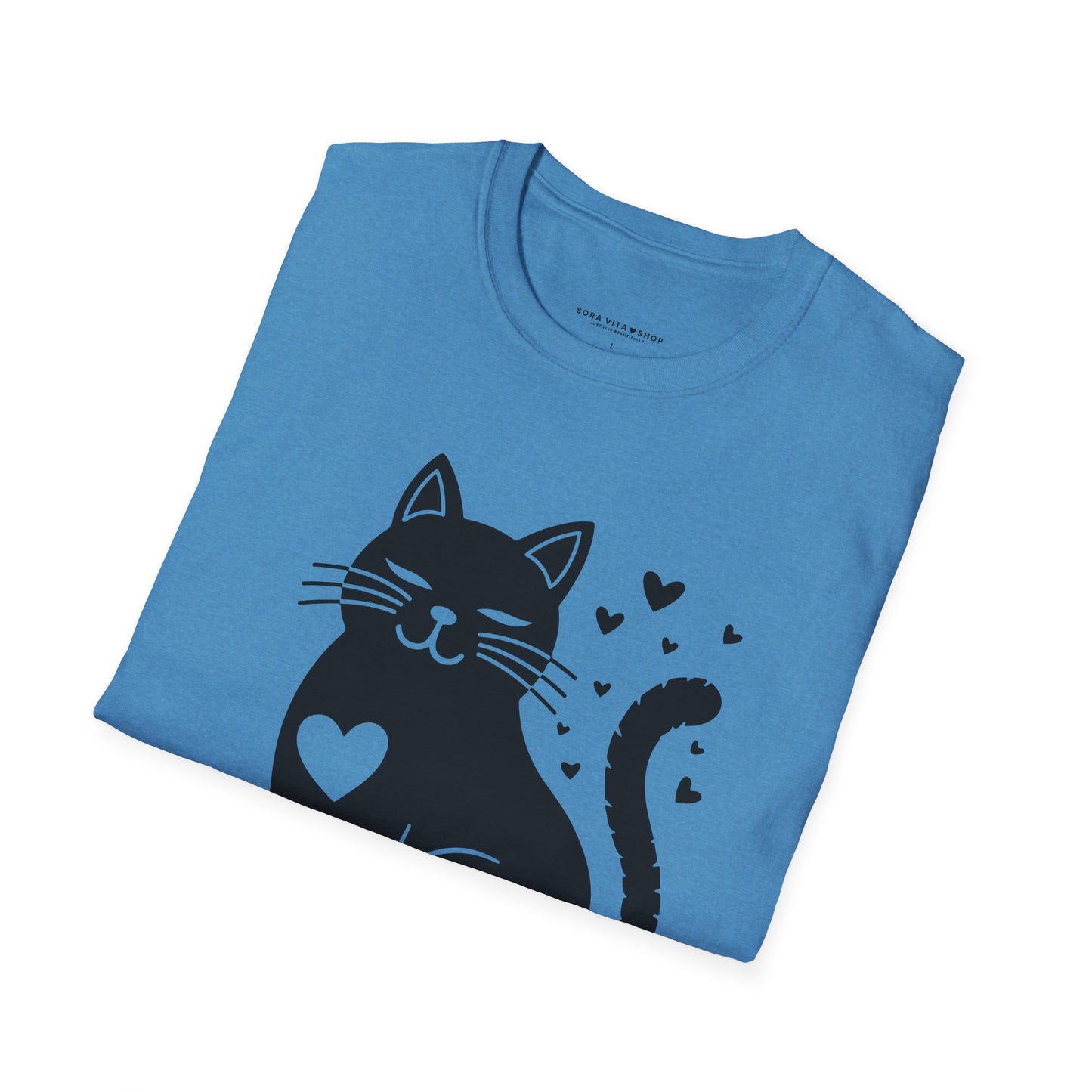 Pawsitive Cat Tee | Unisex Softstyle Comfort for Cat Lovers, Pet Advocates & Everyday Positivity