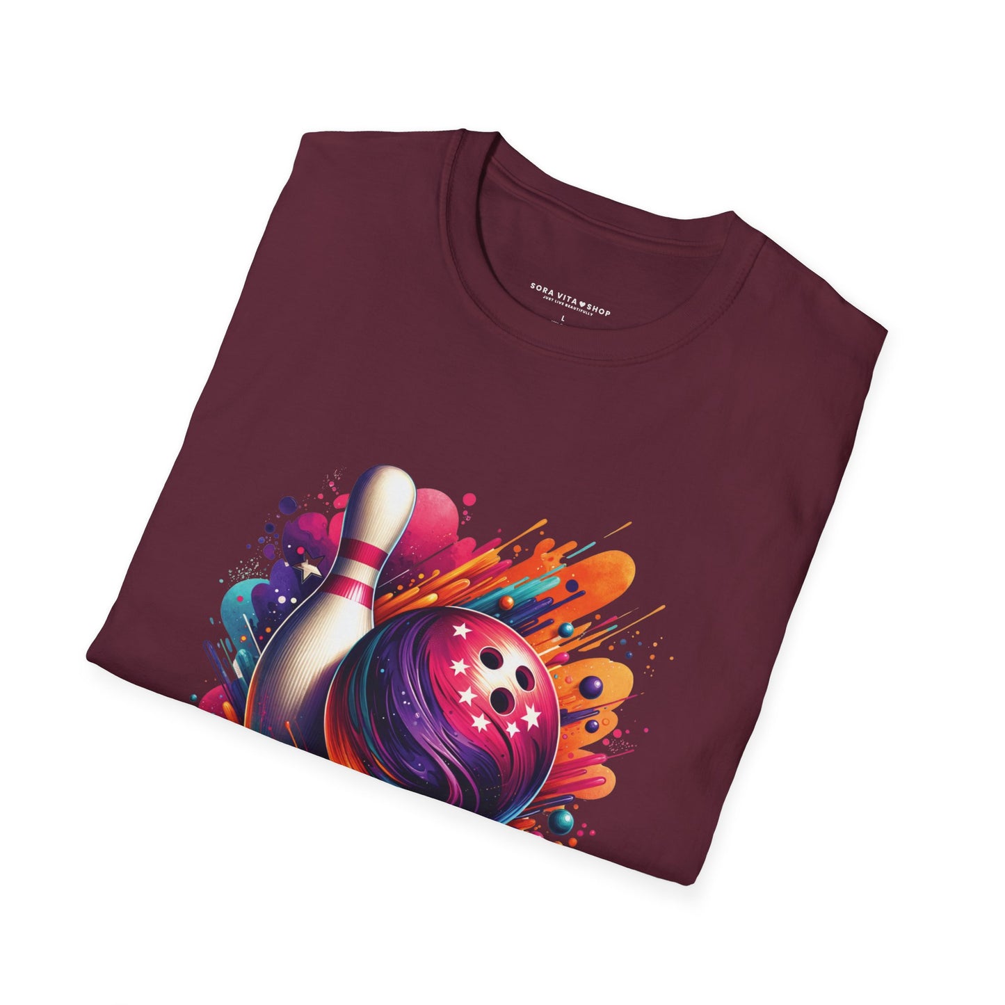 Vibrant Bowling Softstyle Tee – Colorful Game Night Energy, All‑Day Comfort, Perfect Gift for Bowlers & Sports Fans